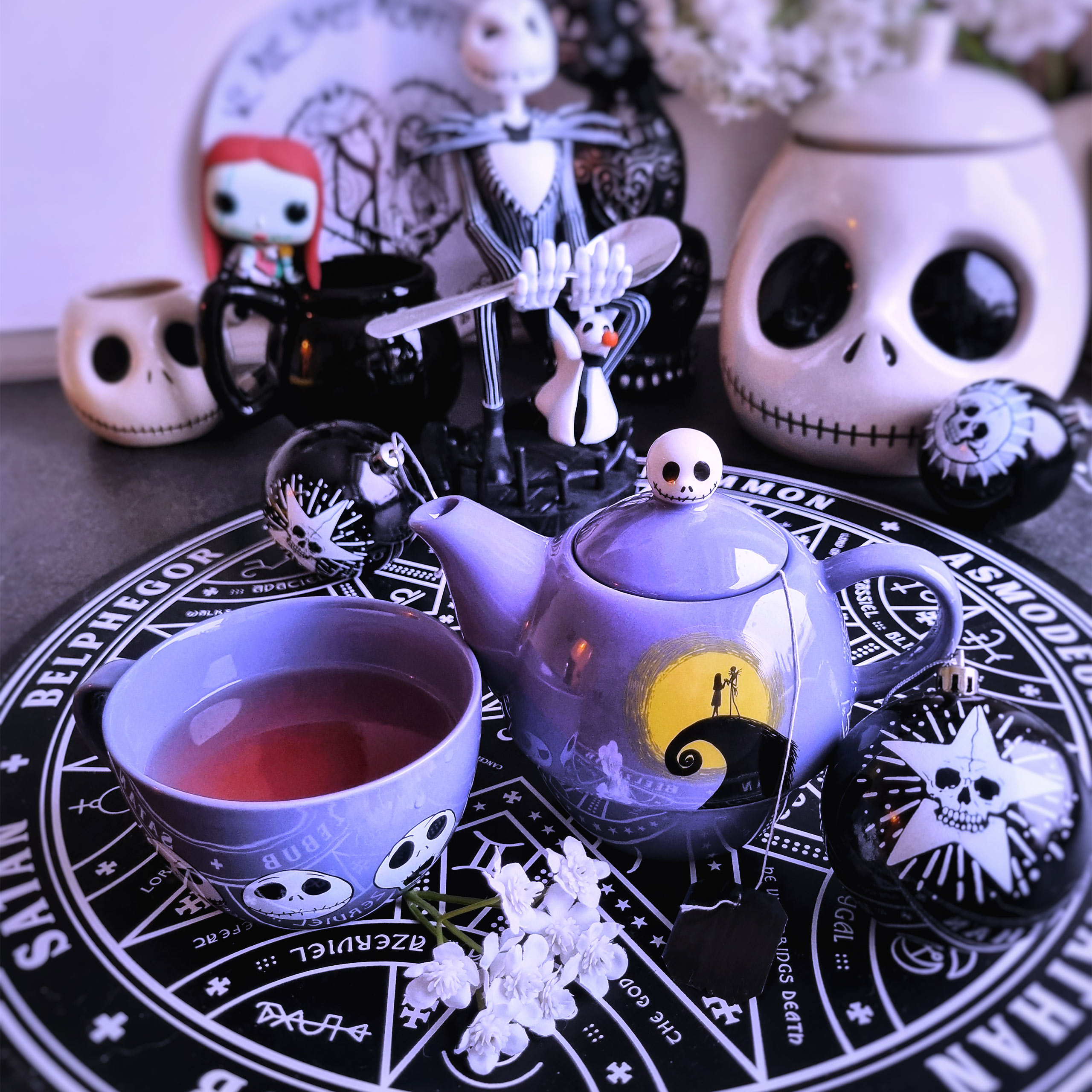 Nightmare Before Christmas - Jack teapot with cup
