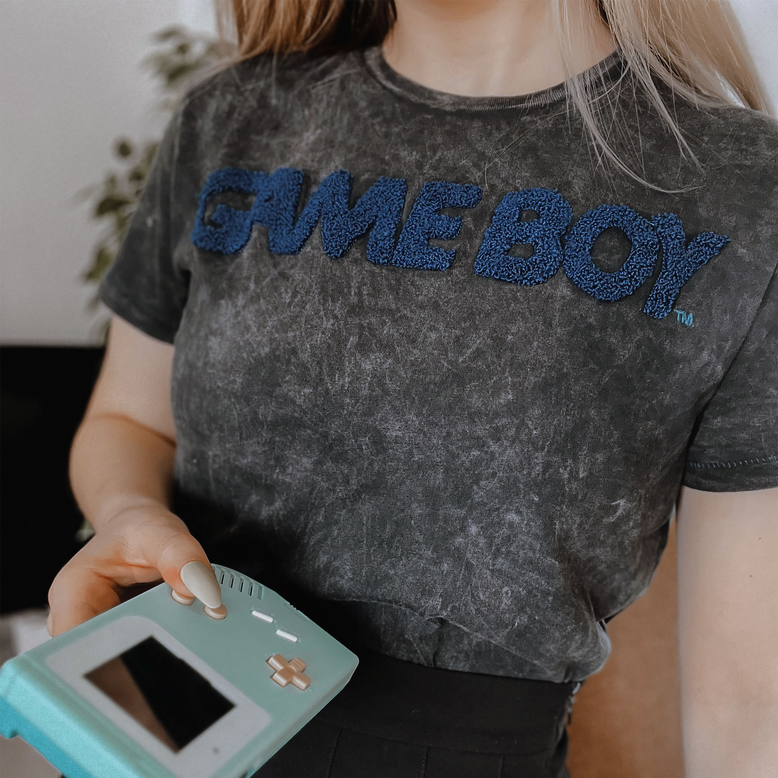 Nintendo - T-Shirt Logo Game Boy gris