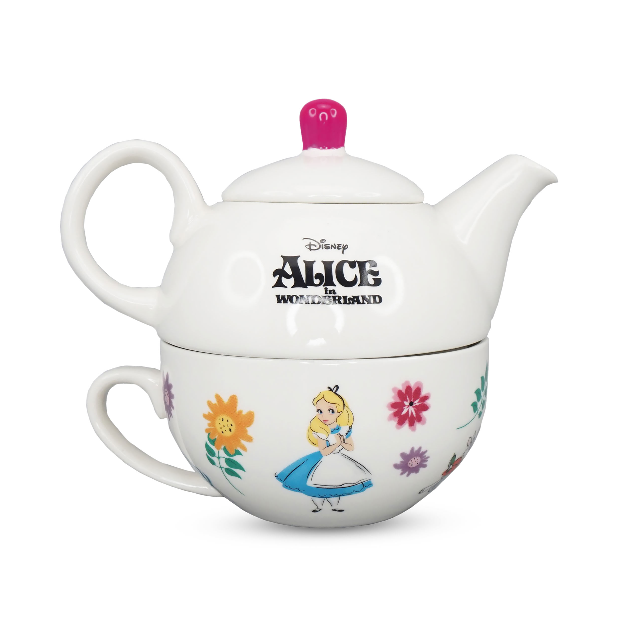 Alice im Wunderland - Looking For Wonderland Teekanne mit Tasse