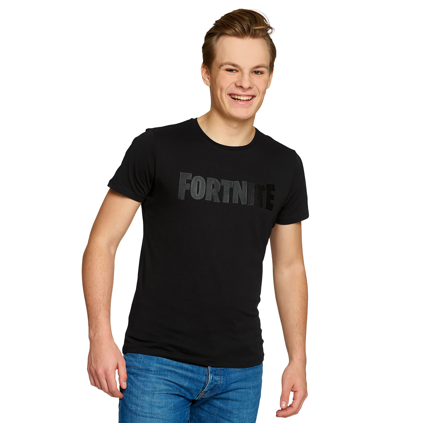 Fortnite - T-shirt logo noir