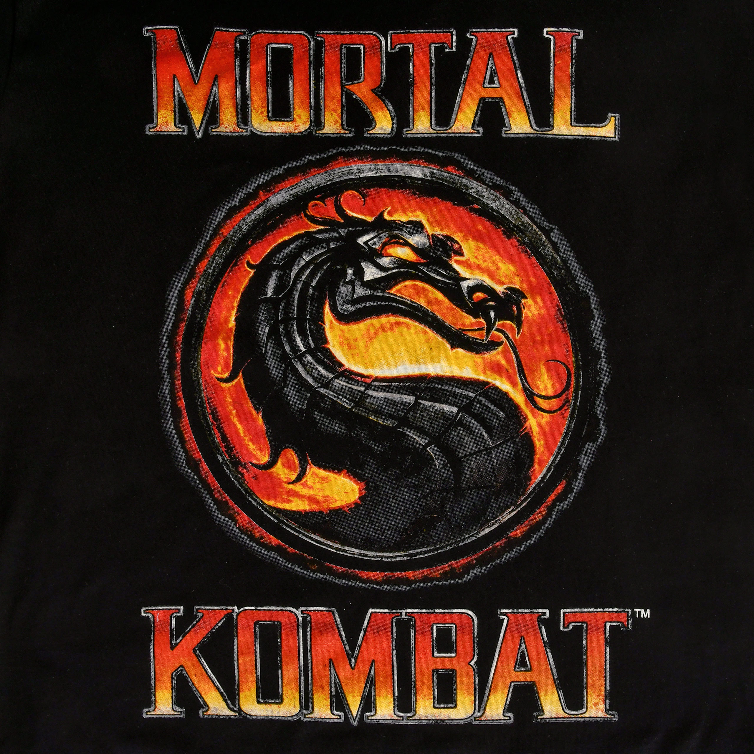 Mortal Kombat - Logo T-shirt zwart