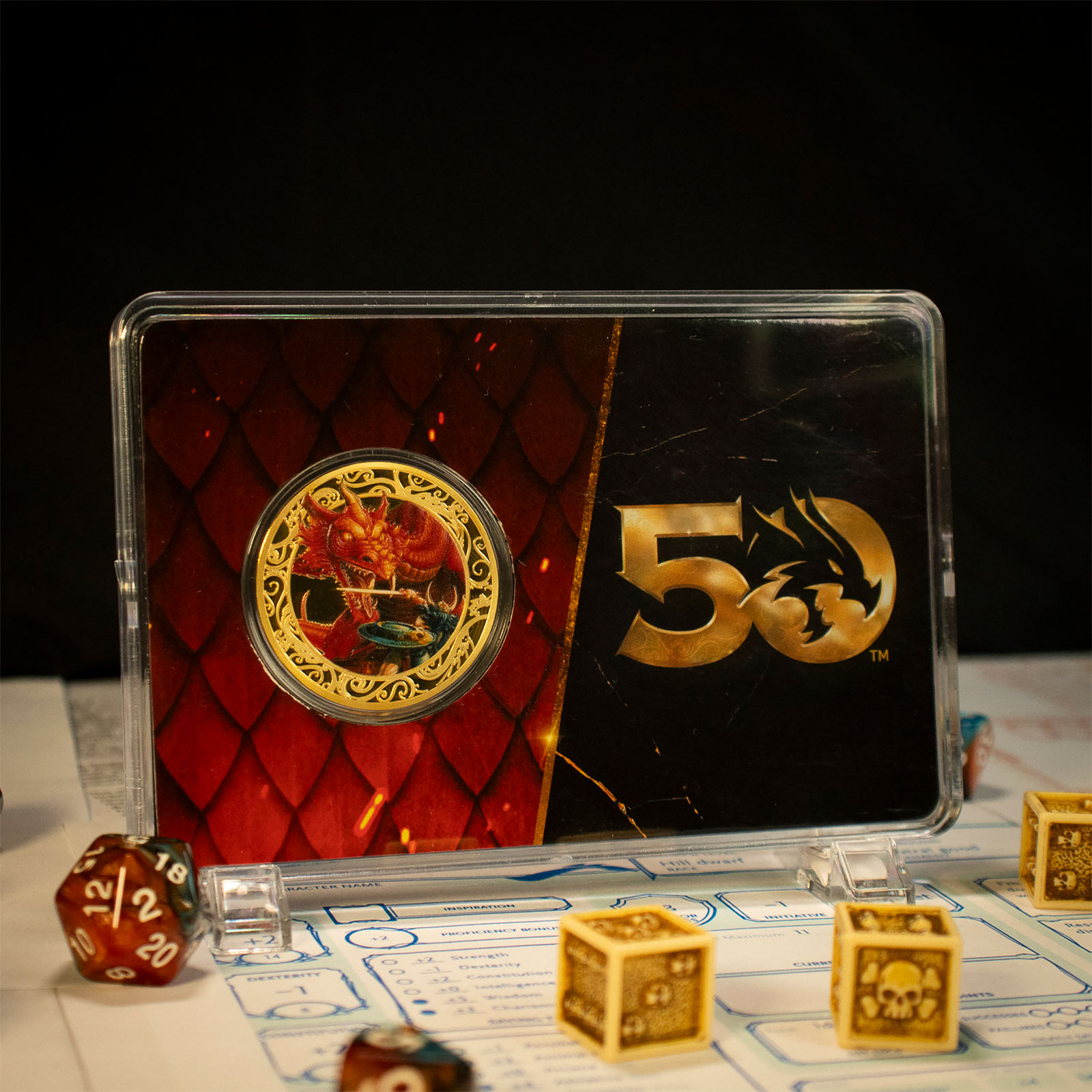 Dungeons & Dragons - Moneta da Collezione 50° Anniversario Edizione Limitata