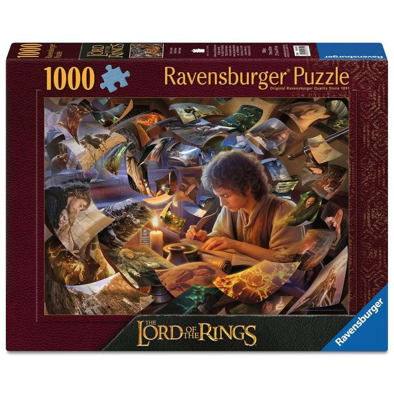 El Señor de los Anillos Puzzle El viaje de Frodo (1000 piezas)