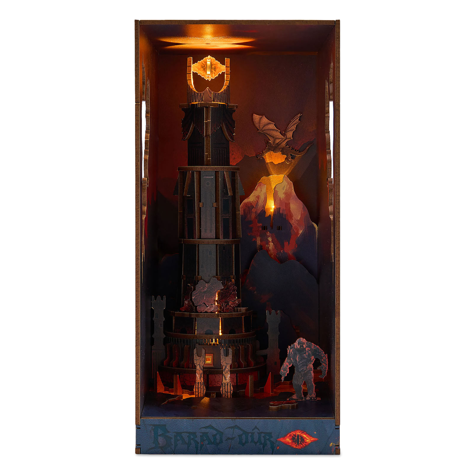 Der Herr der Ringe - Barad-dur Book Nook Modell Bausatz Holz