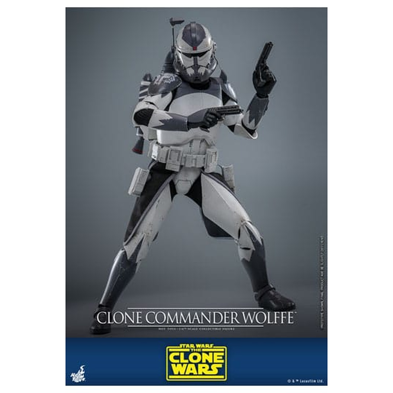 Star Wars: The Clone Wars - Clone Commander Wolffe Actionfigur 1:6