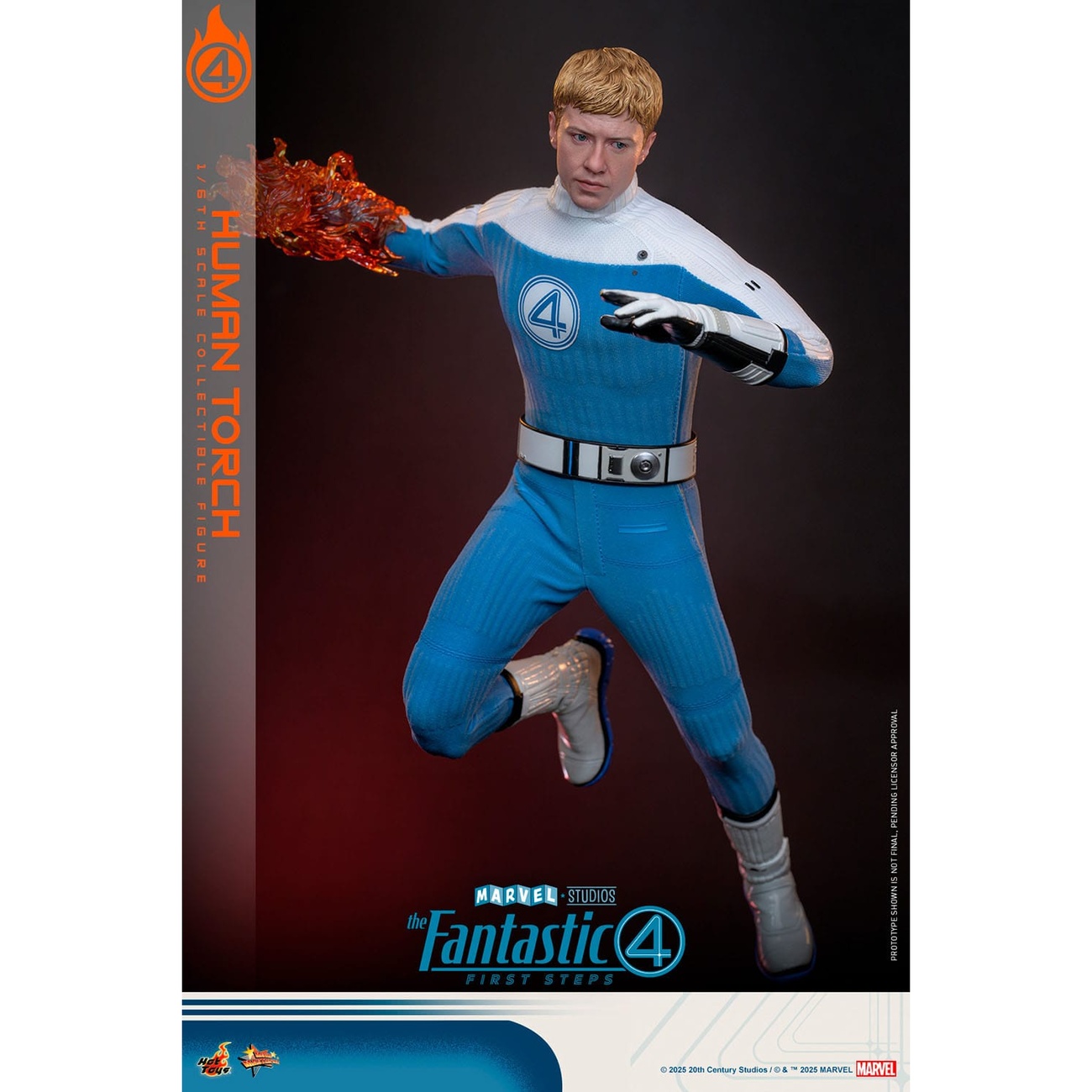 Les Quatre Fantastiques : First Steps - Figurine d’Exception Human Torch 1:6