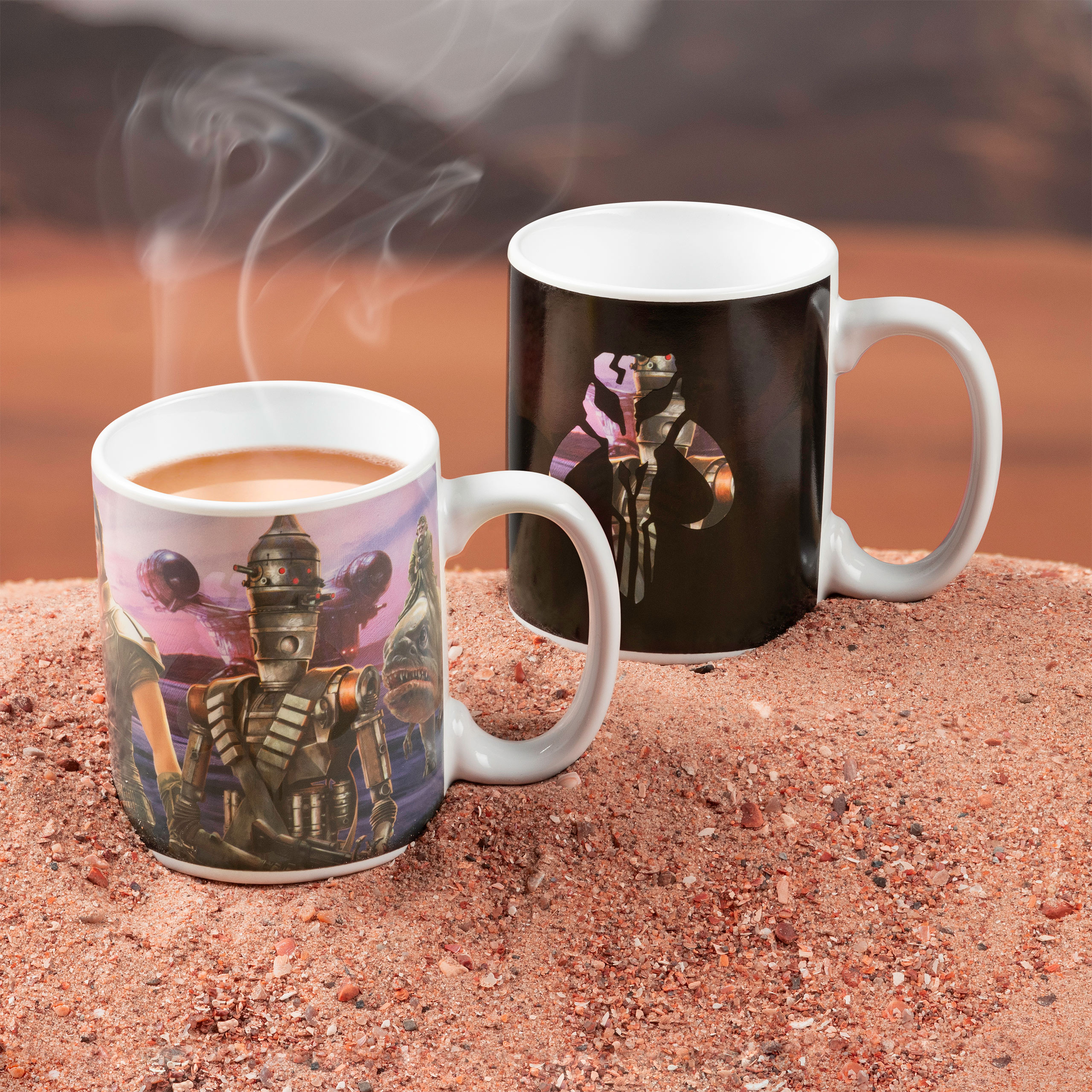 The Mandalorian Collage Thermal Effect Mug - Star Wars