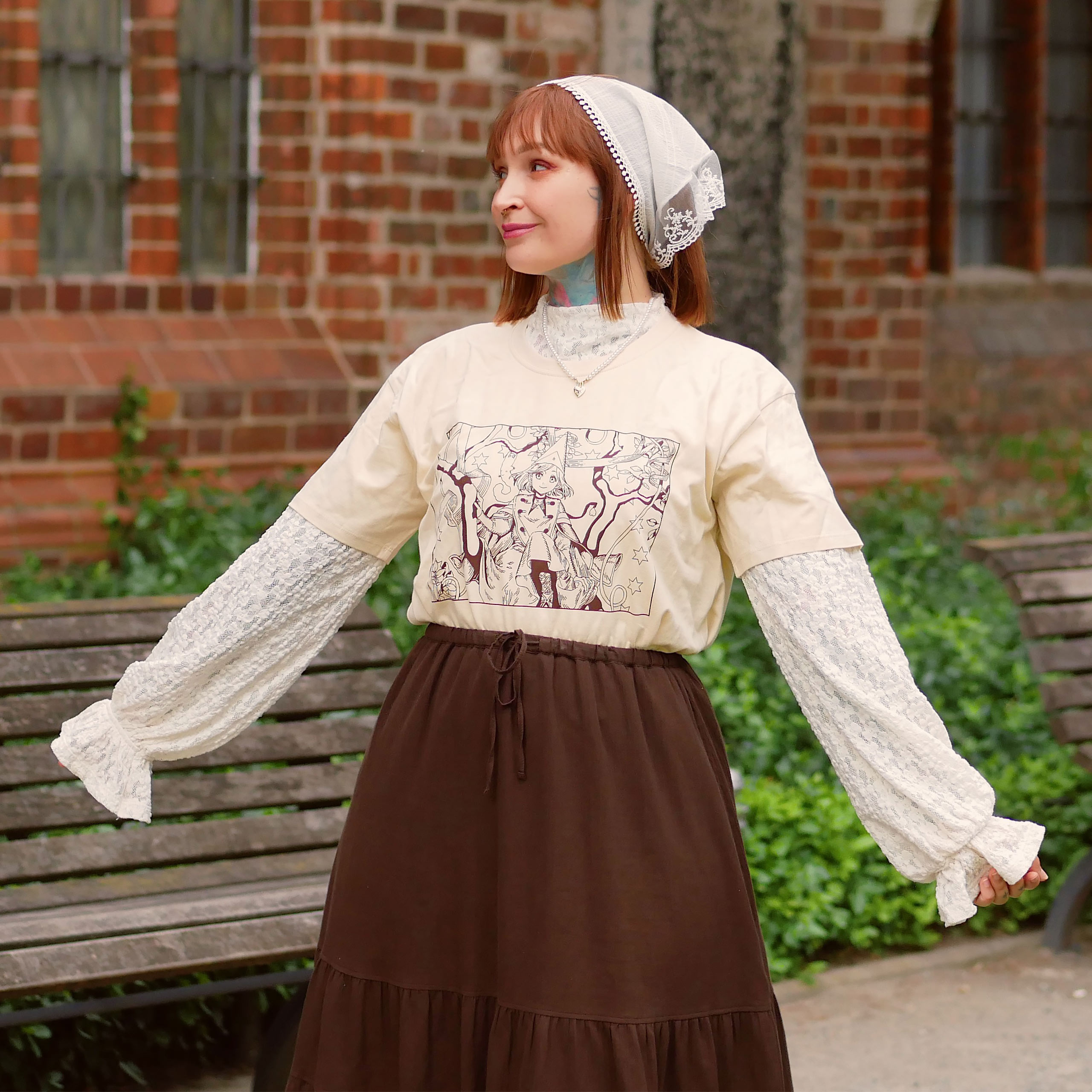 Beige T-shirt for Coco and Atelier of Witch Hat fans