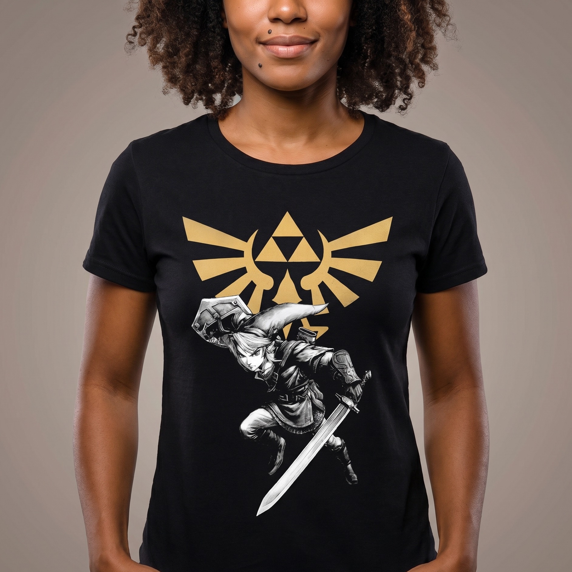 Zelda - Link Battle T-Shirt black | Elbenwald