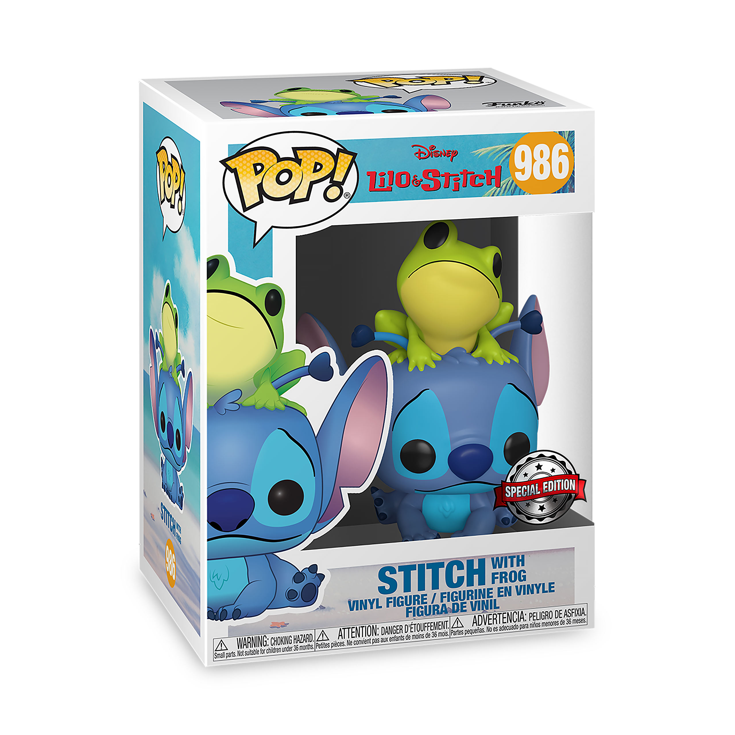 Stitch met Kikker Funko Pop Figuur - Lilo & Stitch