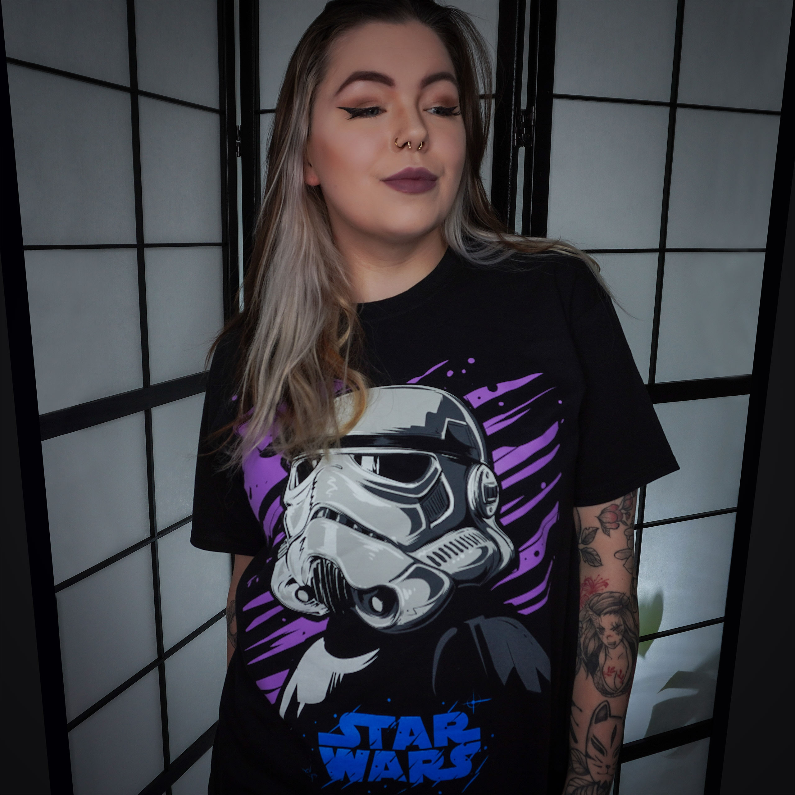 Star Wars - T-shirt Stormtrooper de la Galaxie noir