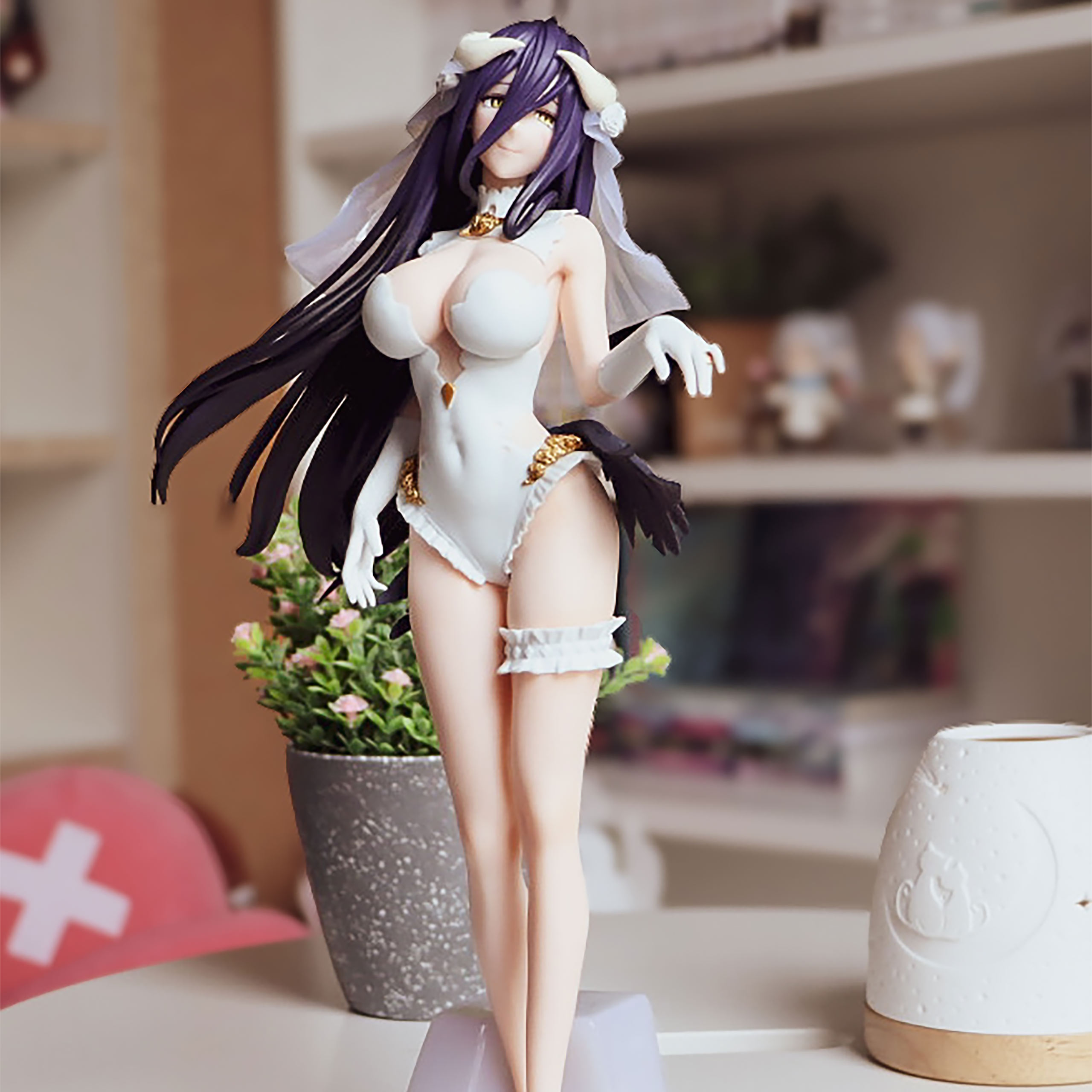 Overlord - Figurine Albedo Glitter & Glamours Version Mariage