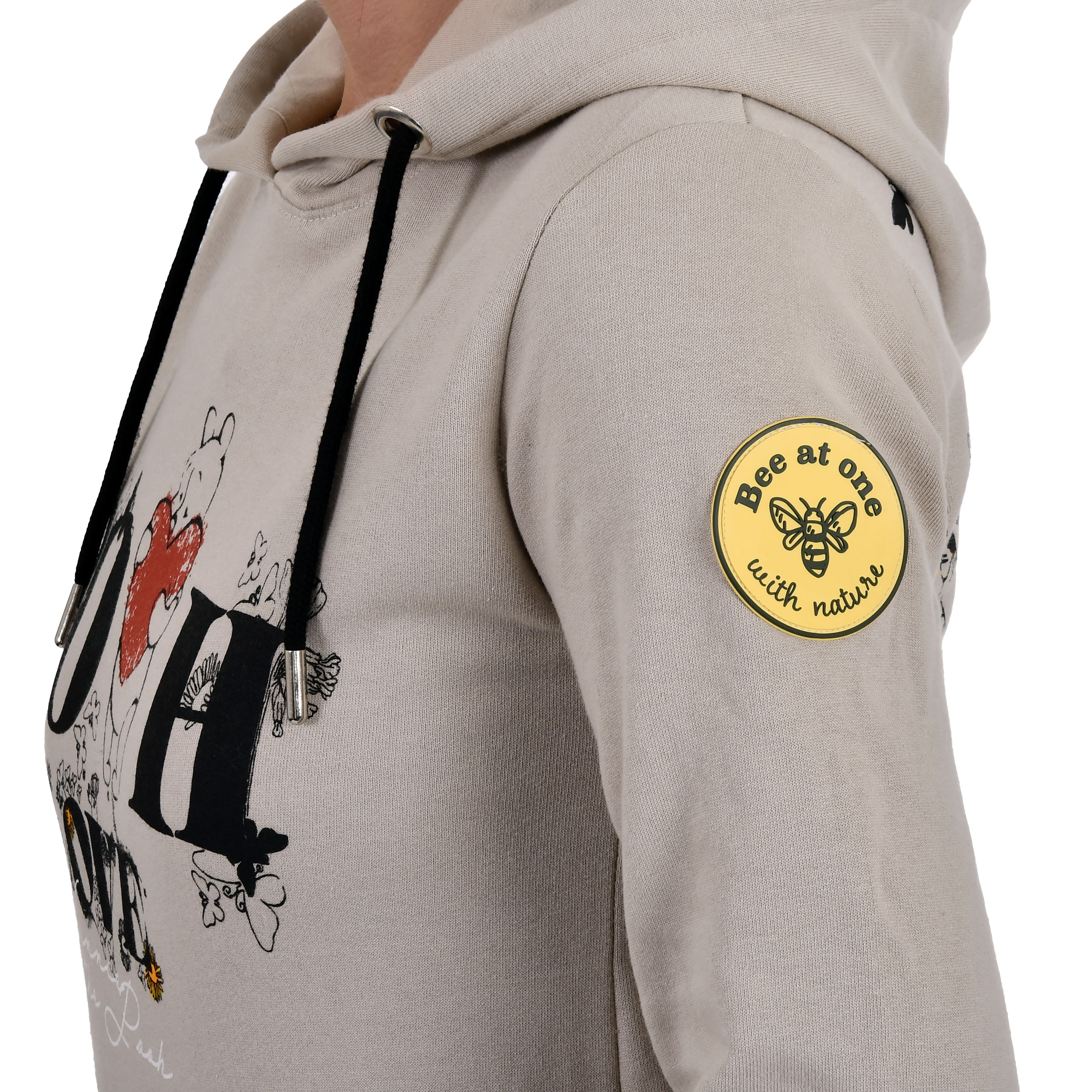 Winnie l’Ourson - Sweat à capuche Pooh Love beige