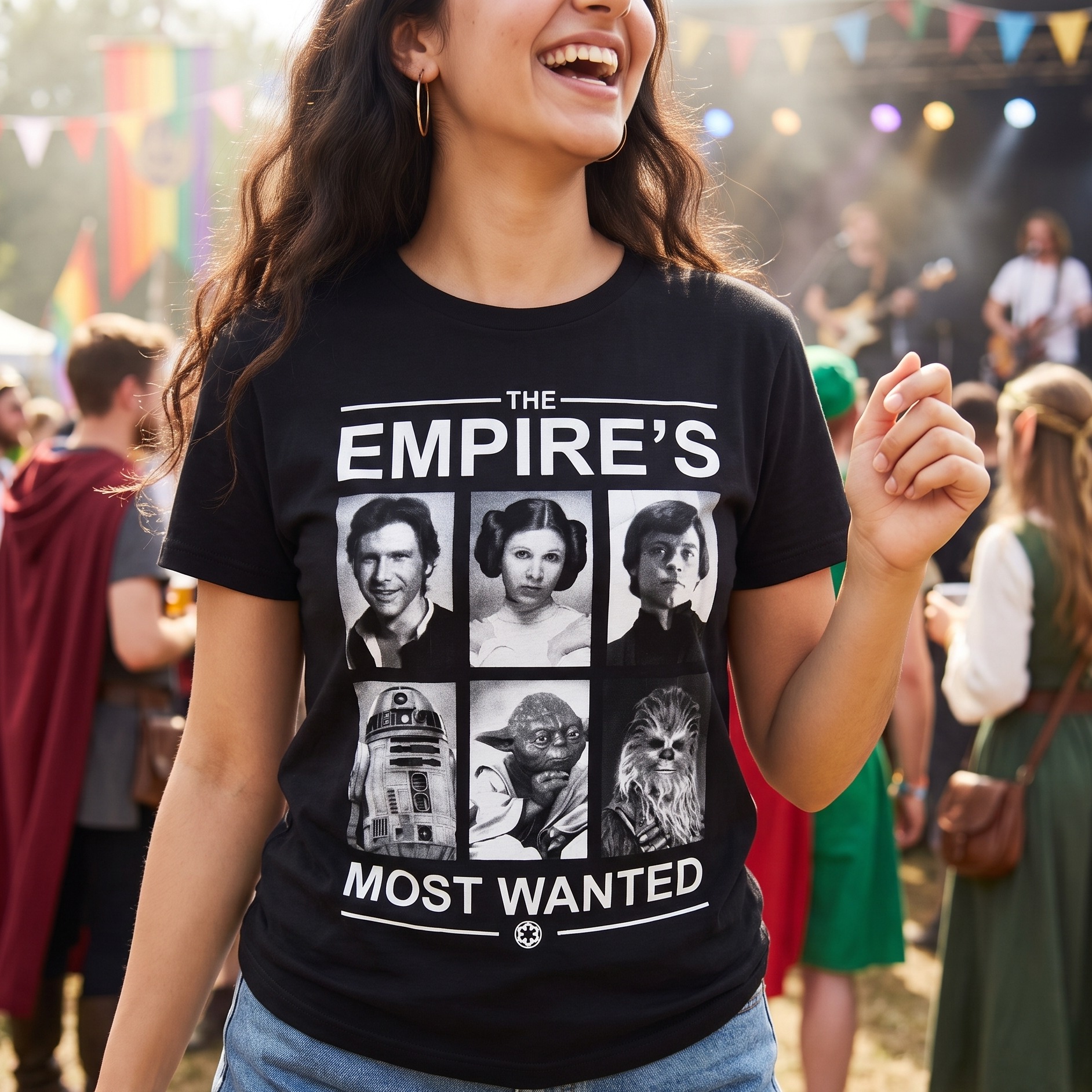 Star Wars - Empire's Most Wanted T-Shirt schwarz