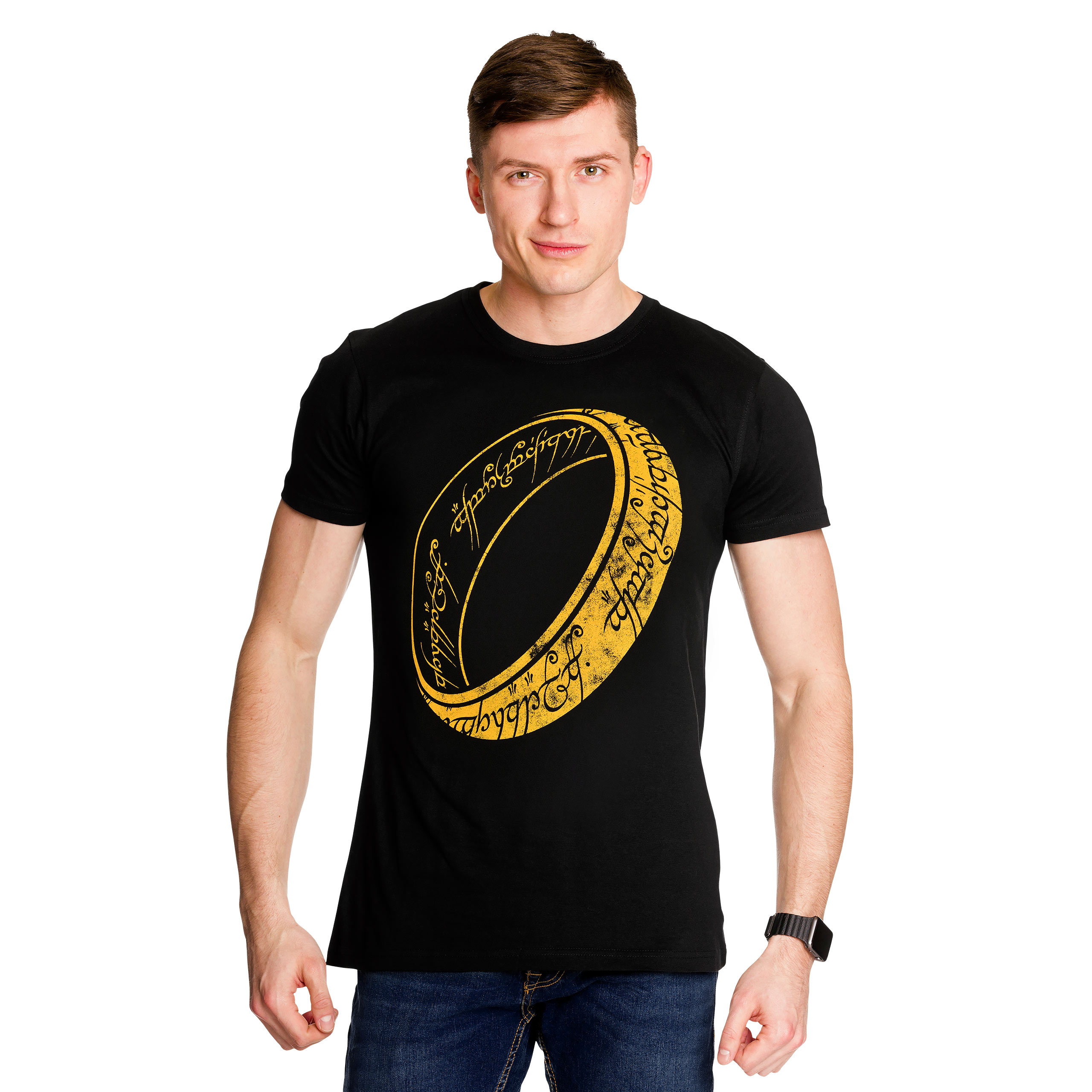 Heer der Ringen - One Ring to Rule T-Shirt Zwart