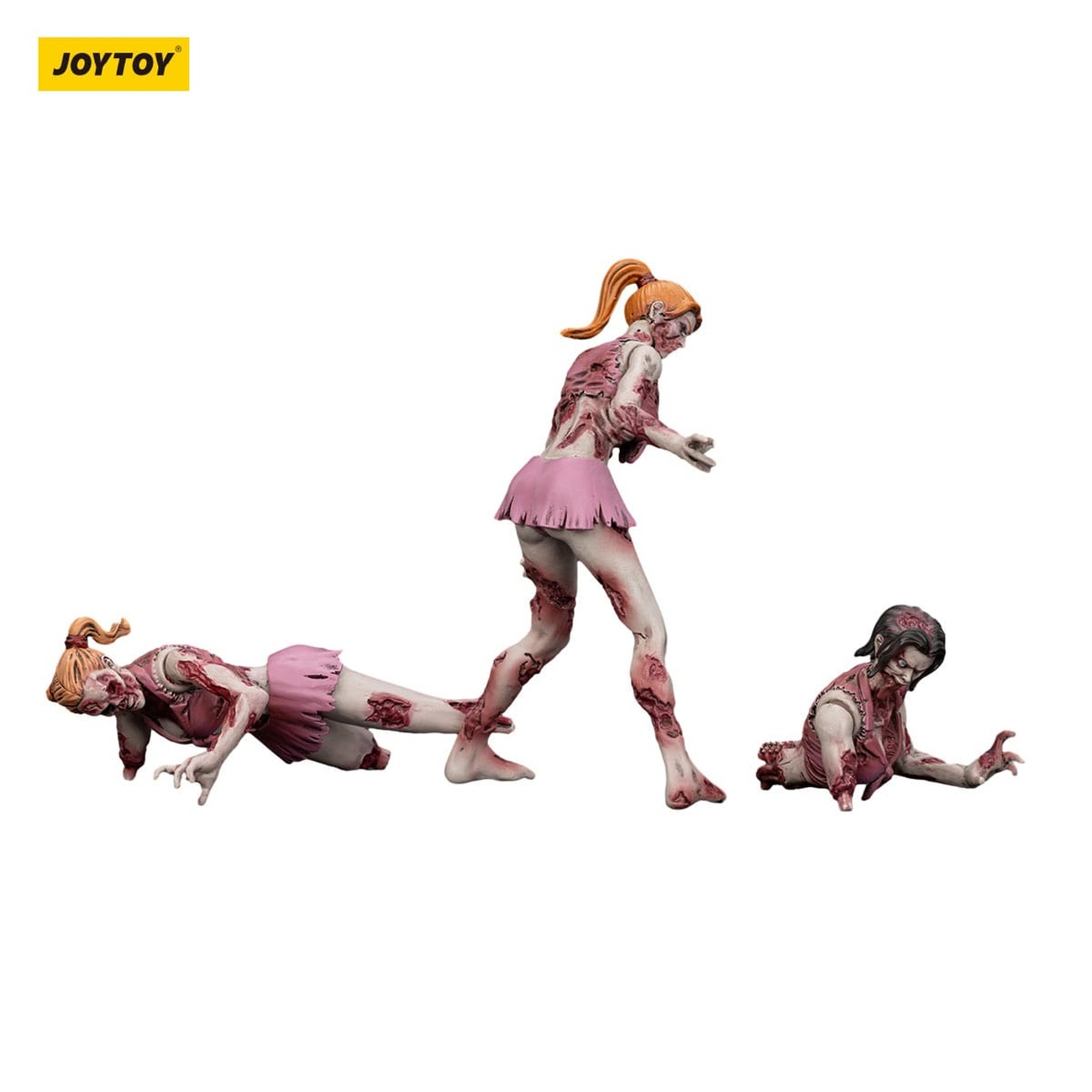 Zombie Dark Source actionfigurer 3-pack Cheer Leaders 8 cm