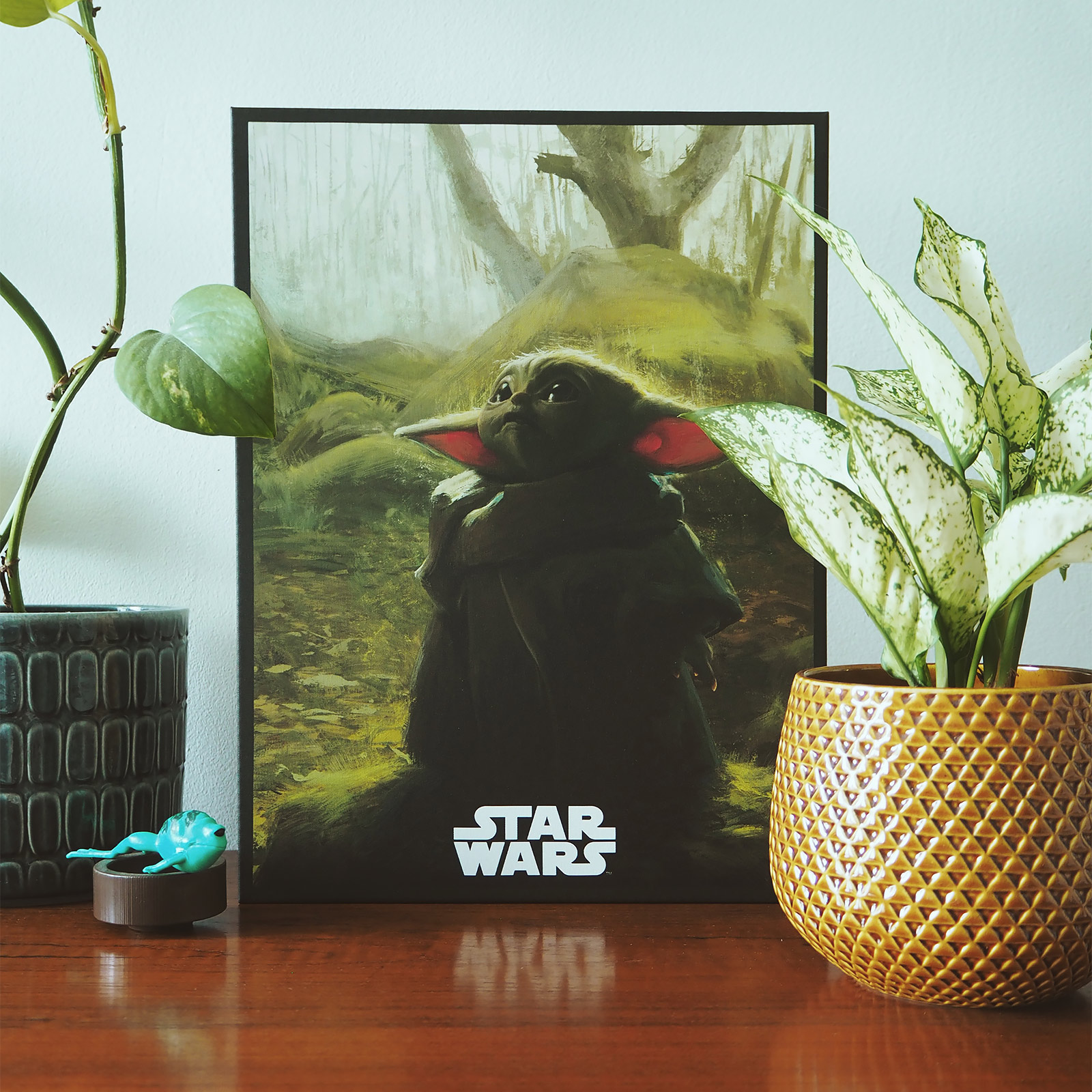 Tableau mural Grogu avec lumière - Star Wars The Mandalorian