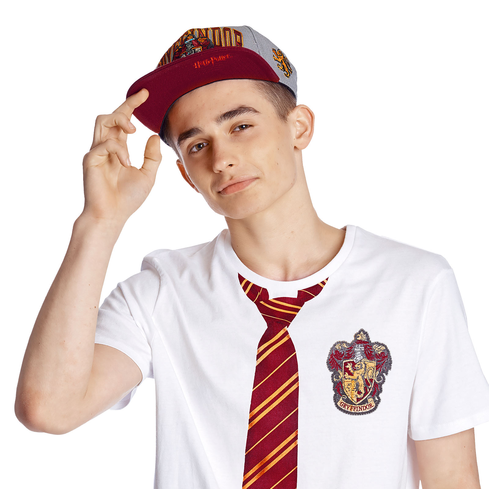 Harry Potter - T-Shirt ressemblance Gryffindor blanc