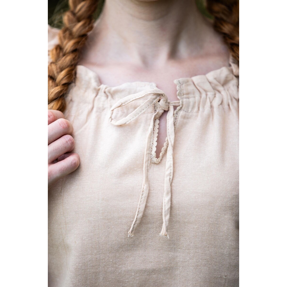 Średniowieczna bluzka z krótkim rękawem Sandra