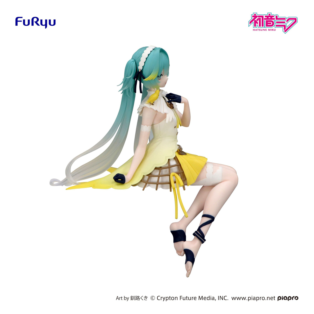 Hatsune Miku Noodle Stopper PVC Statue Canary Bird heo