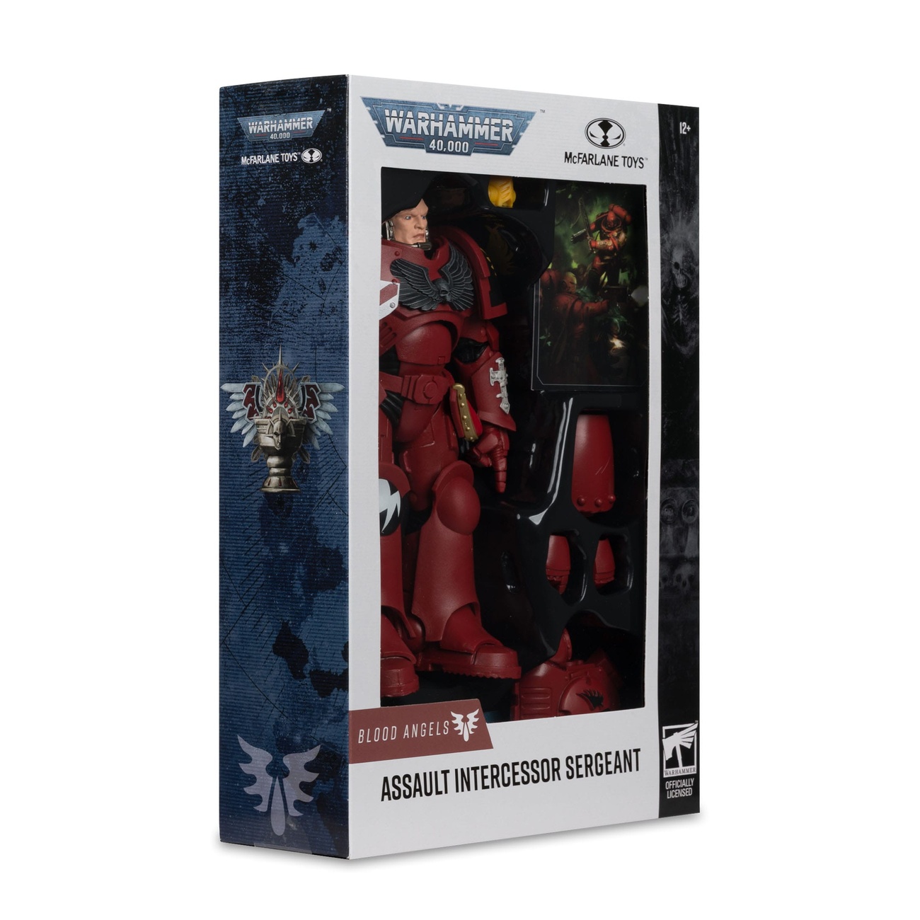 Warhammer 40k - Assault Intercessor Sergeant (Blood Angel) Actionfigur 18cm