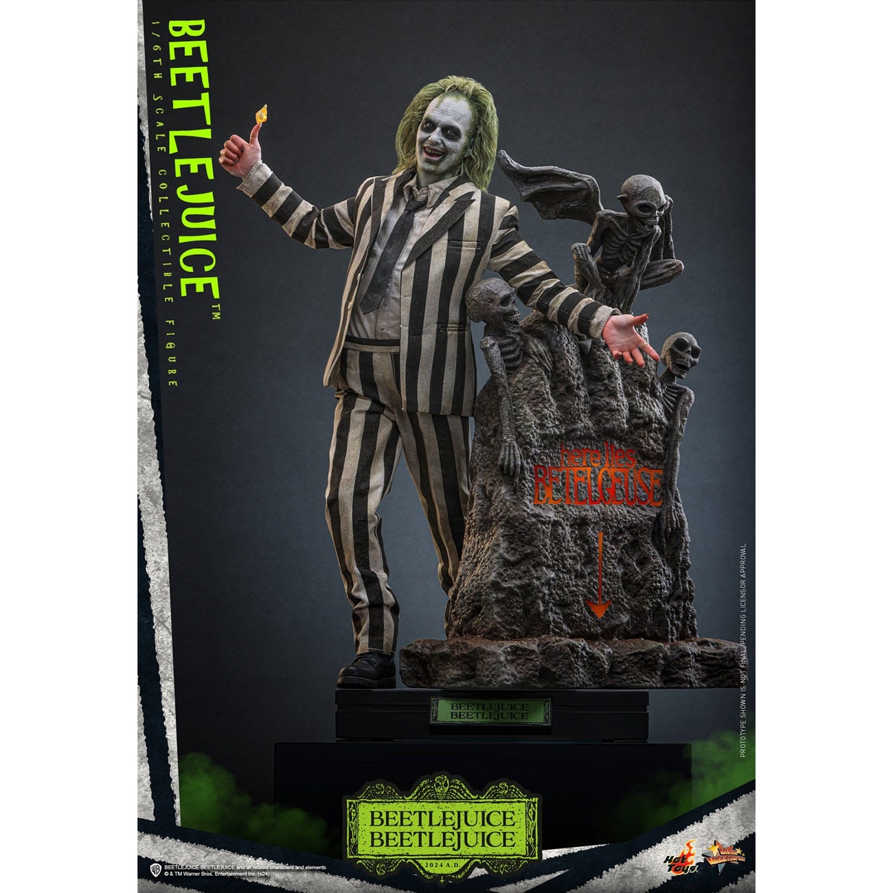 Beetlejuice action figure Masterpiece 1:6 - Beetlejuice