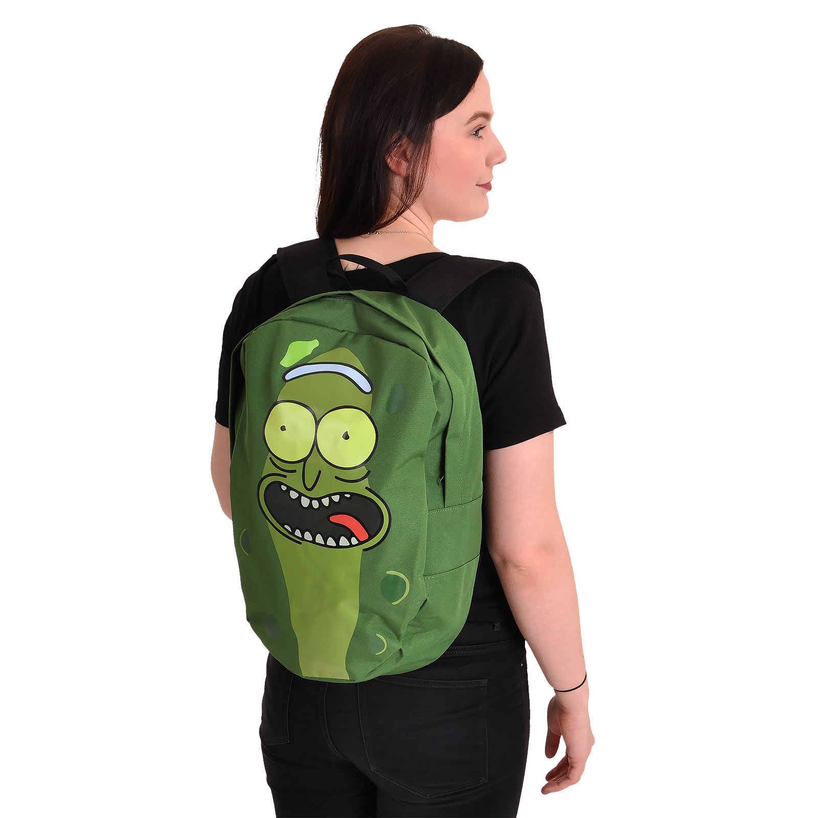 Rick and Morty - Pickle Rick Backpack Green