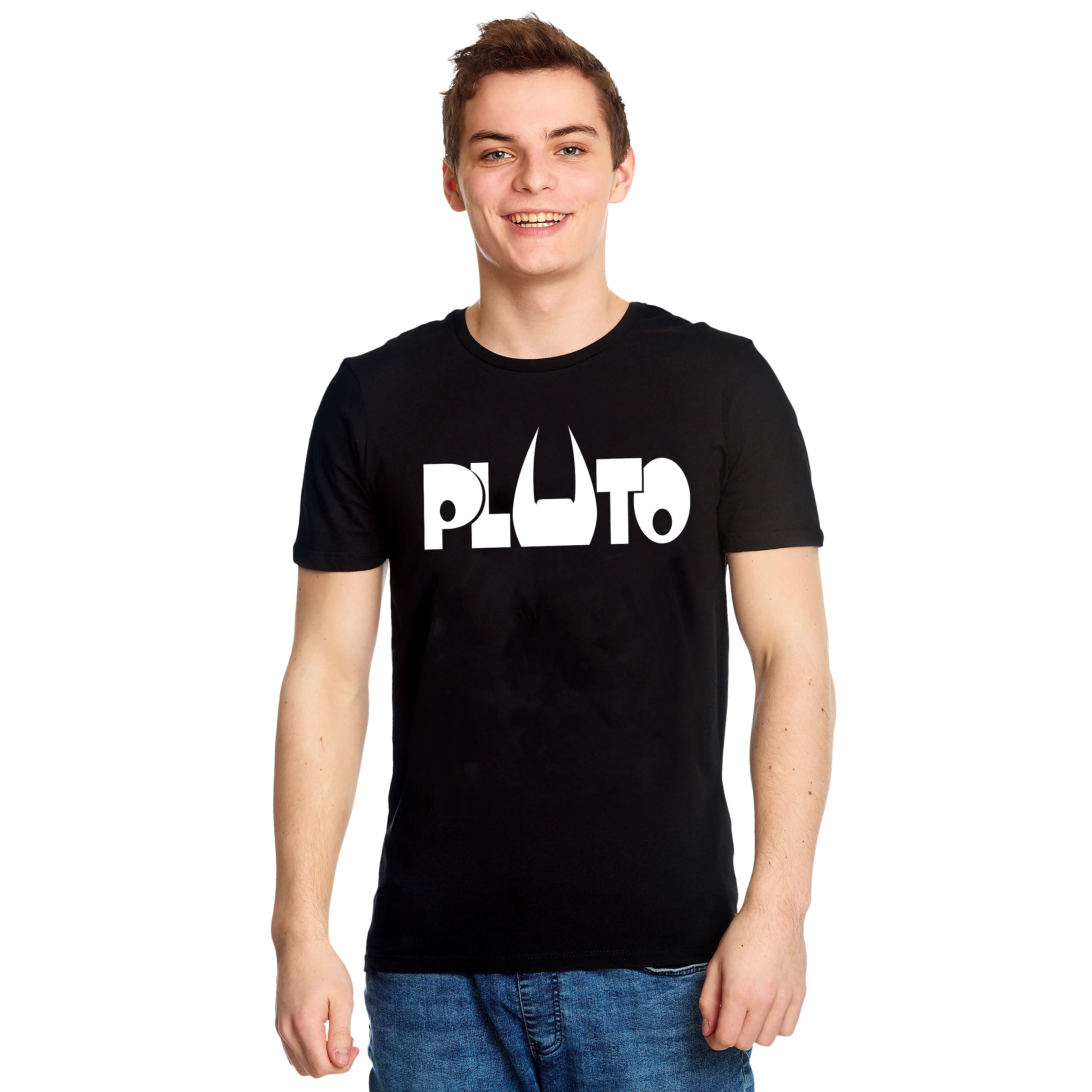 Logo T-Shirt für Pluto Anime Fans