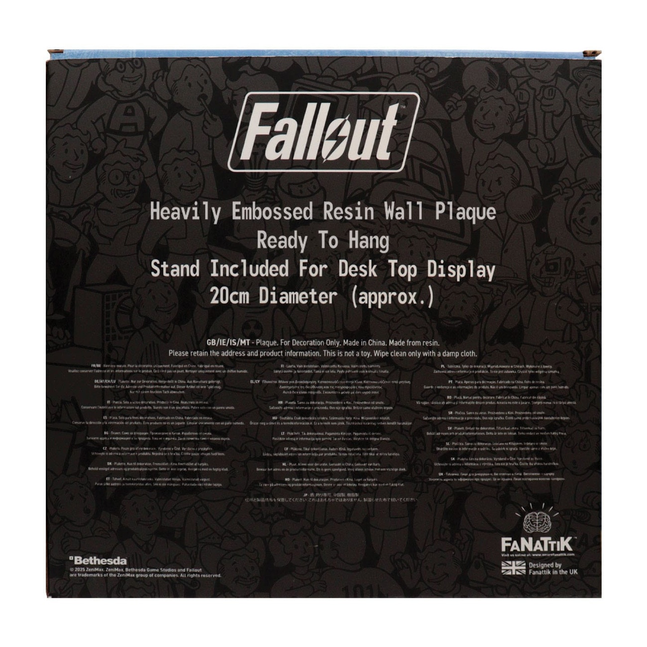 Fallout Escudo de Resina Vault Boy