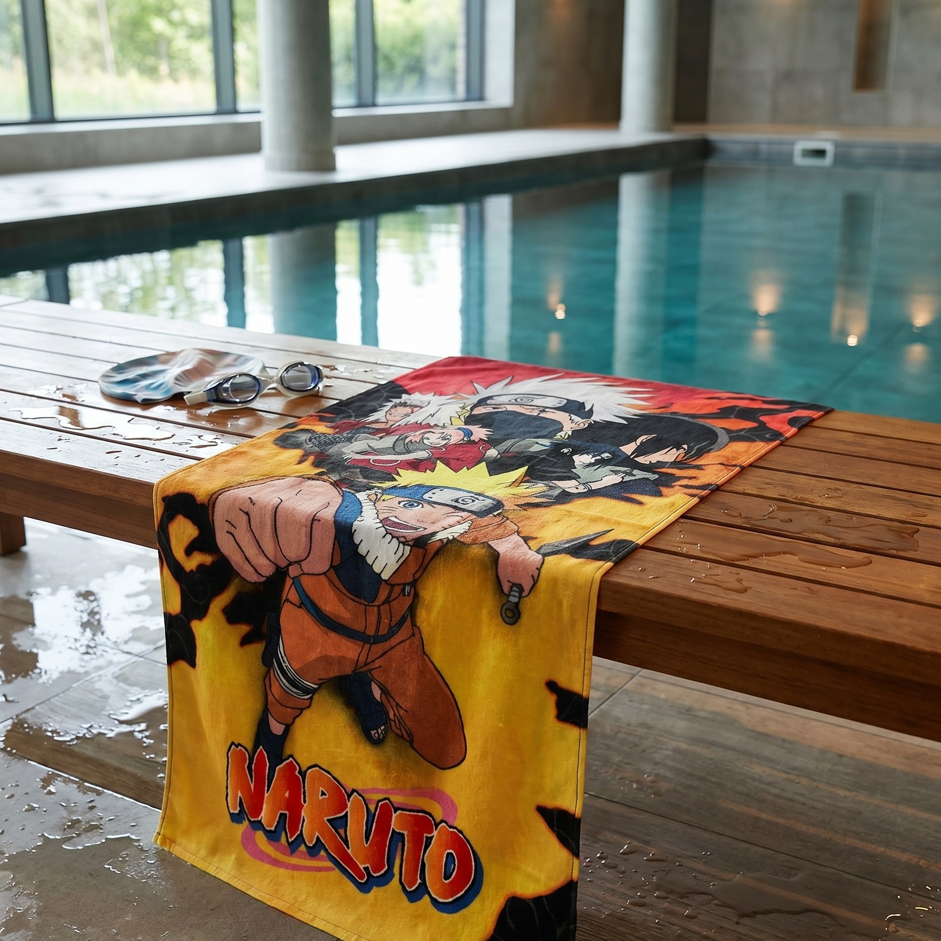 Naruto Shippuden - Fight Beach Towel | Elbenwald