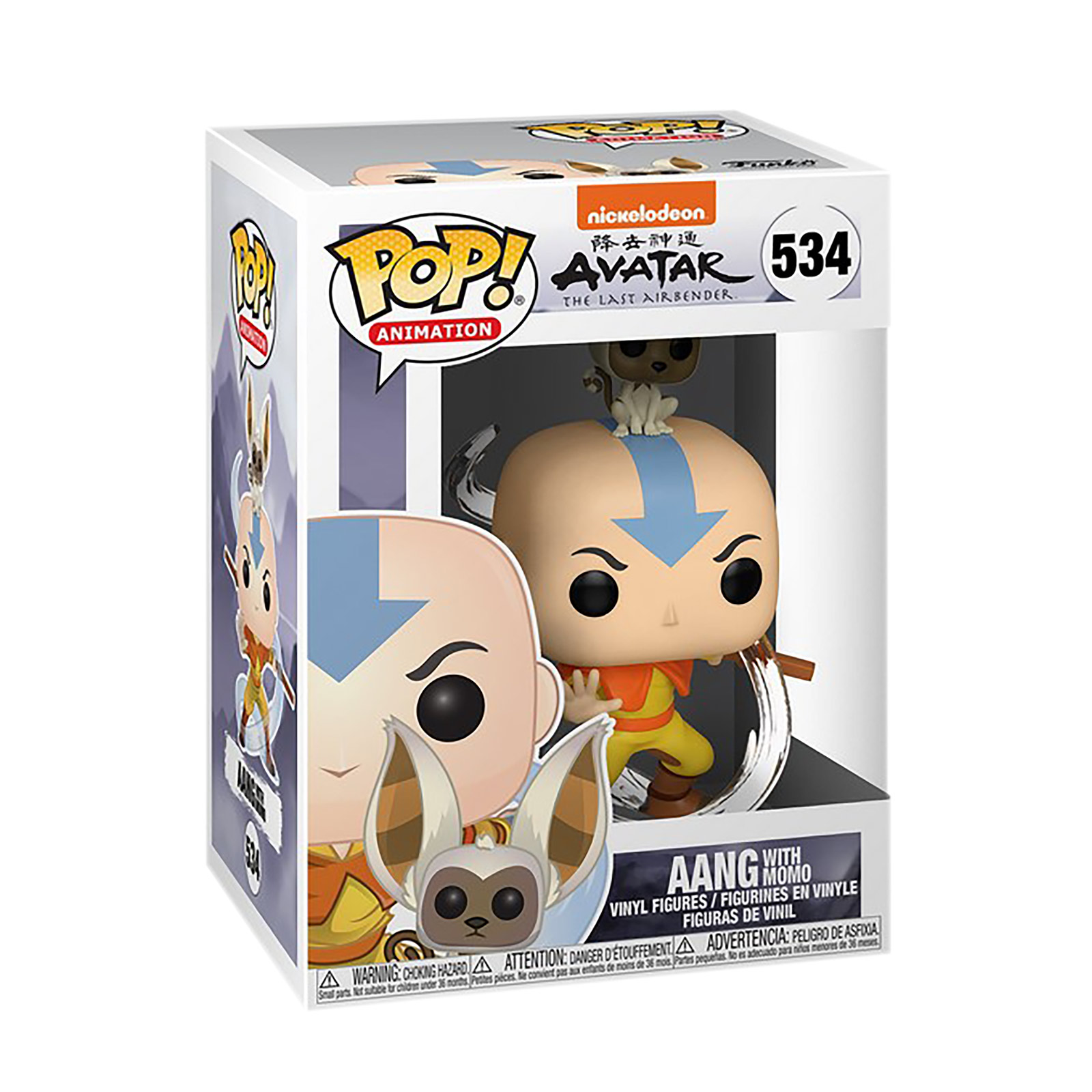 Avatar The Last Airbender - Aang mit Momo Funko Pop Figur