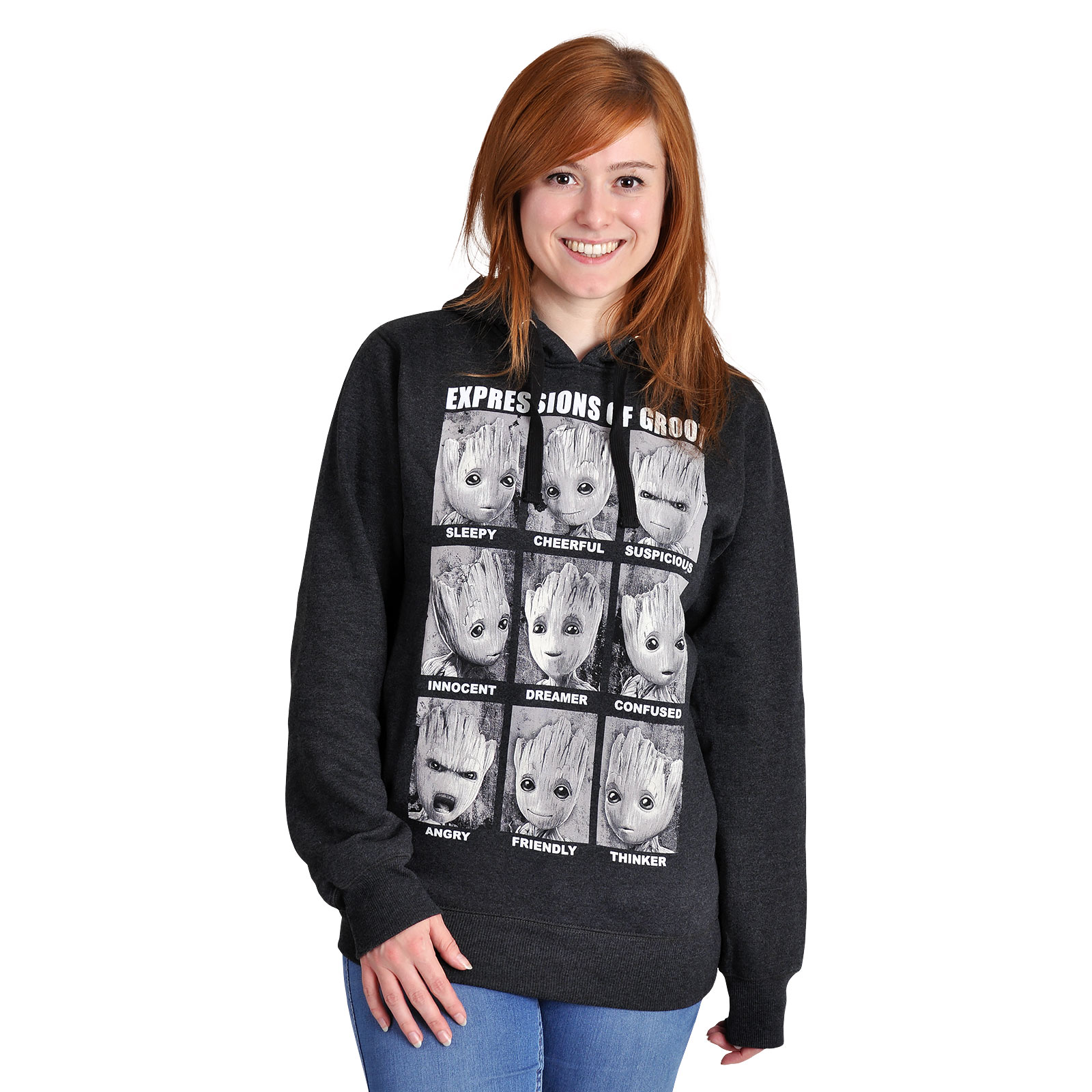 Guardians of the Galaxy - Groot Expressions Hoodie grau