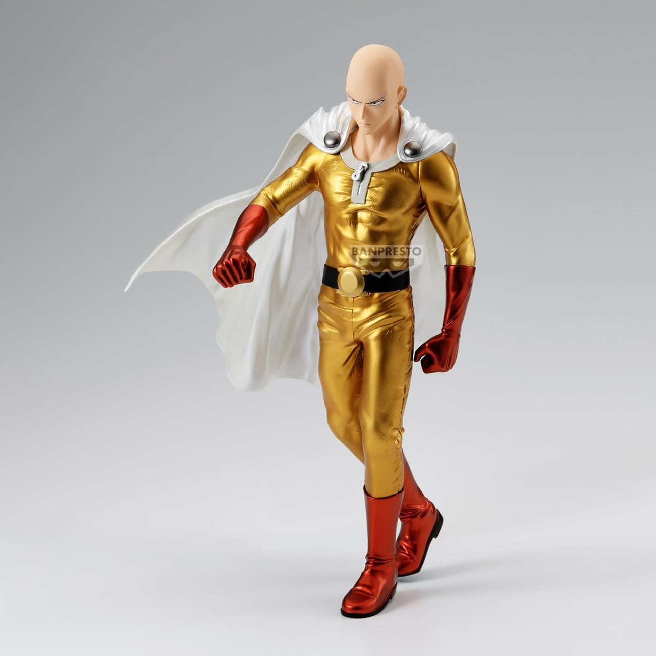 One Punch Man - Figura Grandista de Saitama Versión Metálica