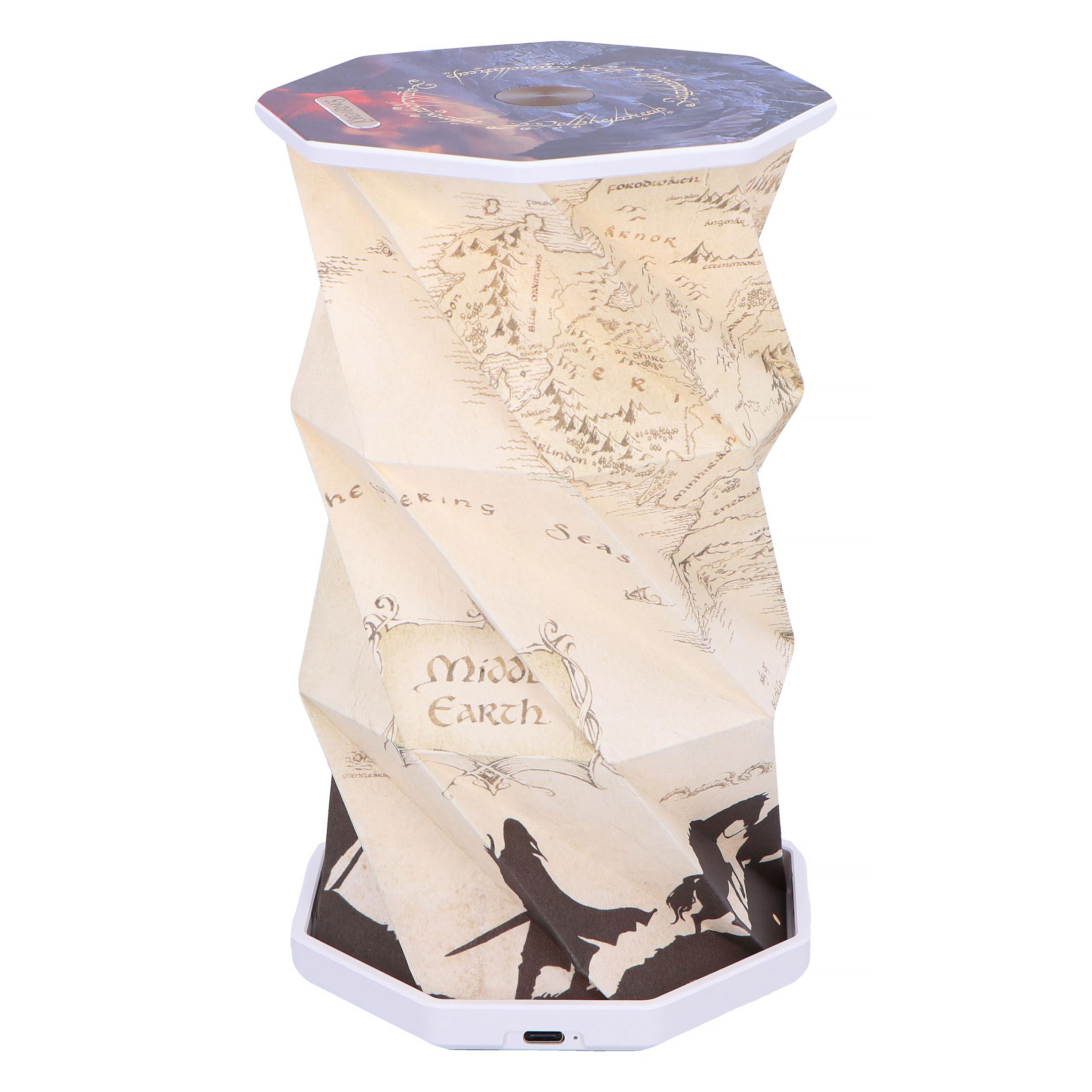 Le Seigneur des Anneaux - Lampe pliable Carte de la Terre du Milieu
