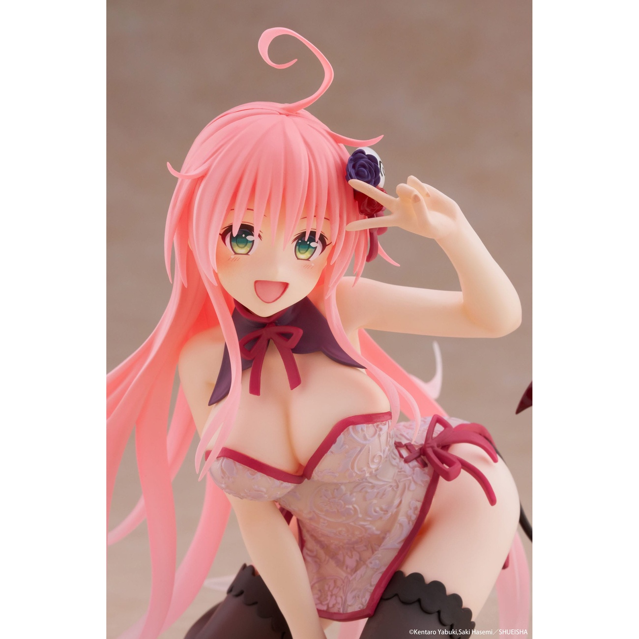 To Love-Ru Darkness PVC Statue Desktop Cute Figure Lala Chinese Dress Ver. 13 cm