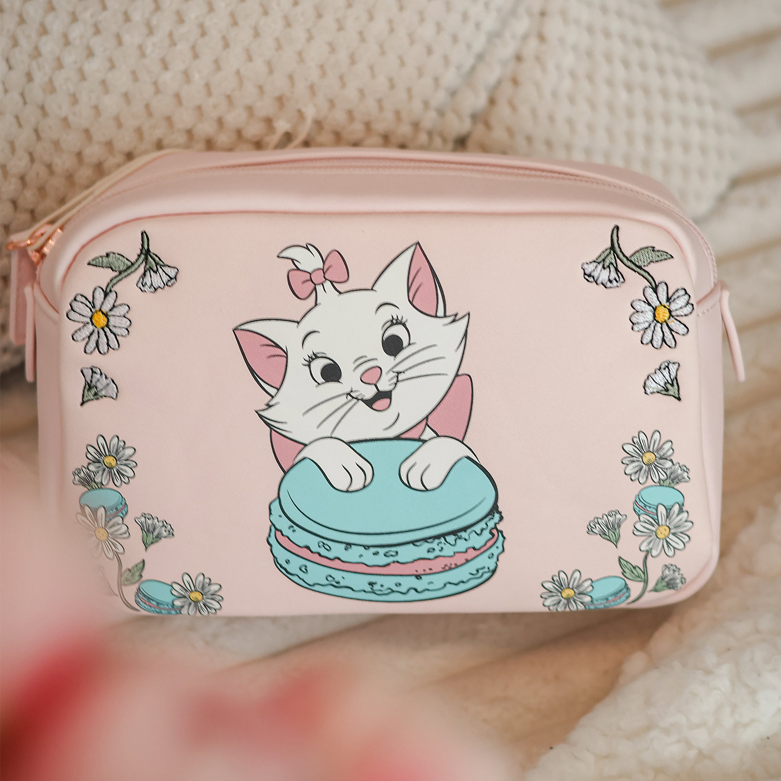 Gli Aristogatti - Pochette cosmetica Marie con Macaron
