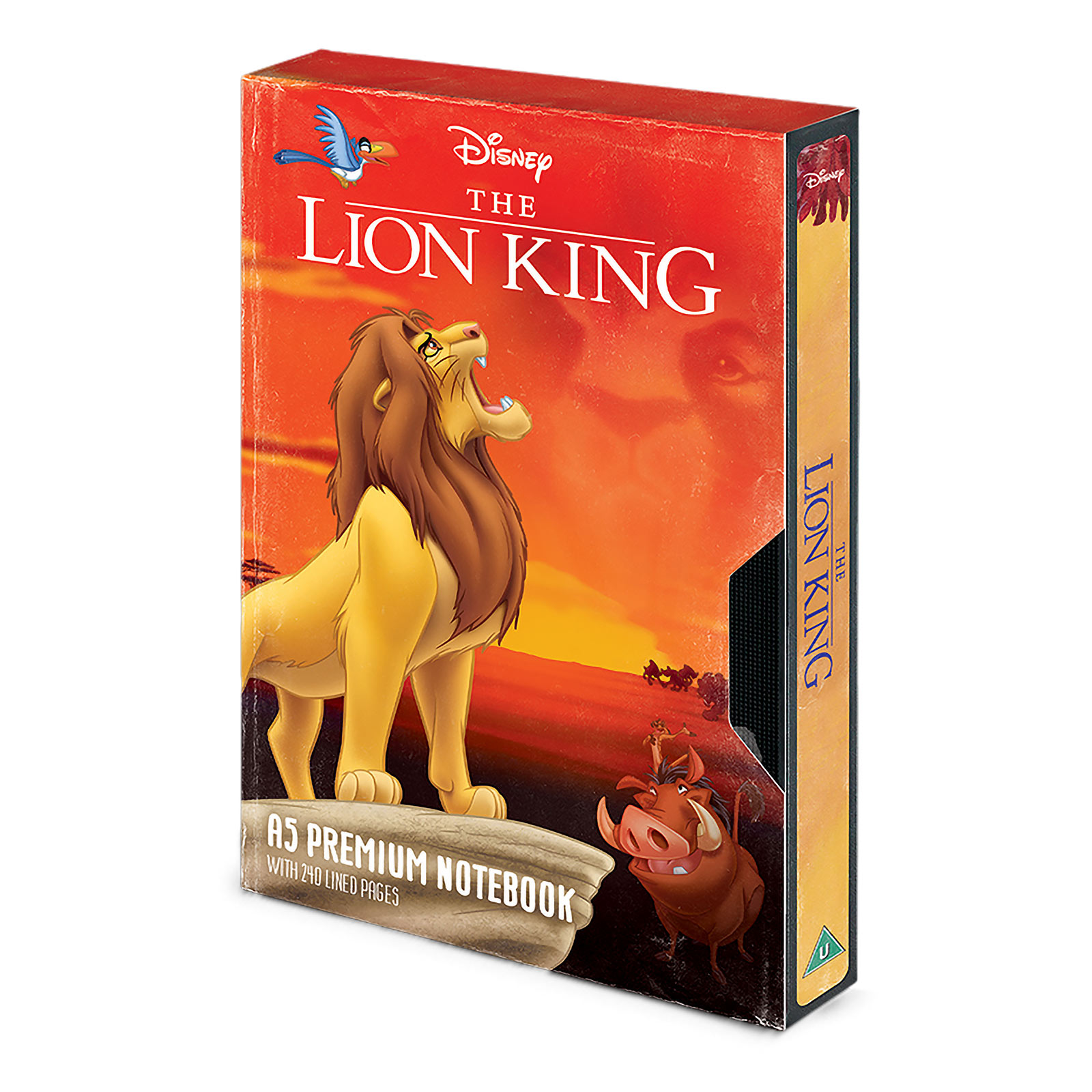 The Lion King - Circle of Life VHS Premium Notebook A5
