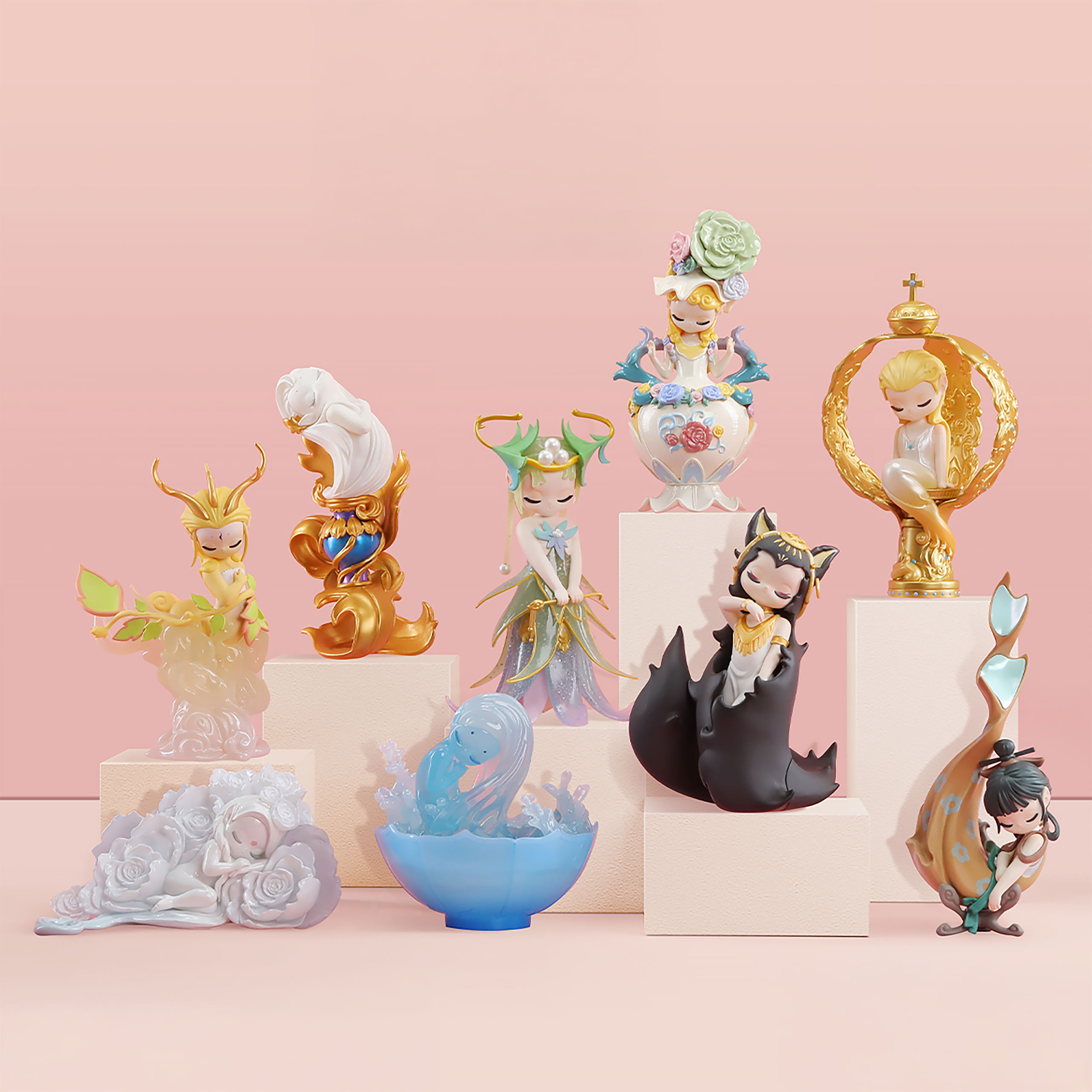 Sleep - The Treasure Gallery Seria 52TOYS Figurka Niespodzianka Zestaw 8 sztuk