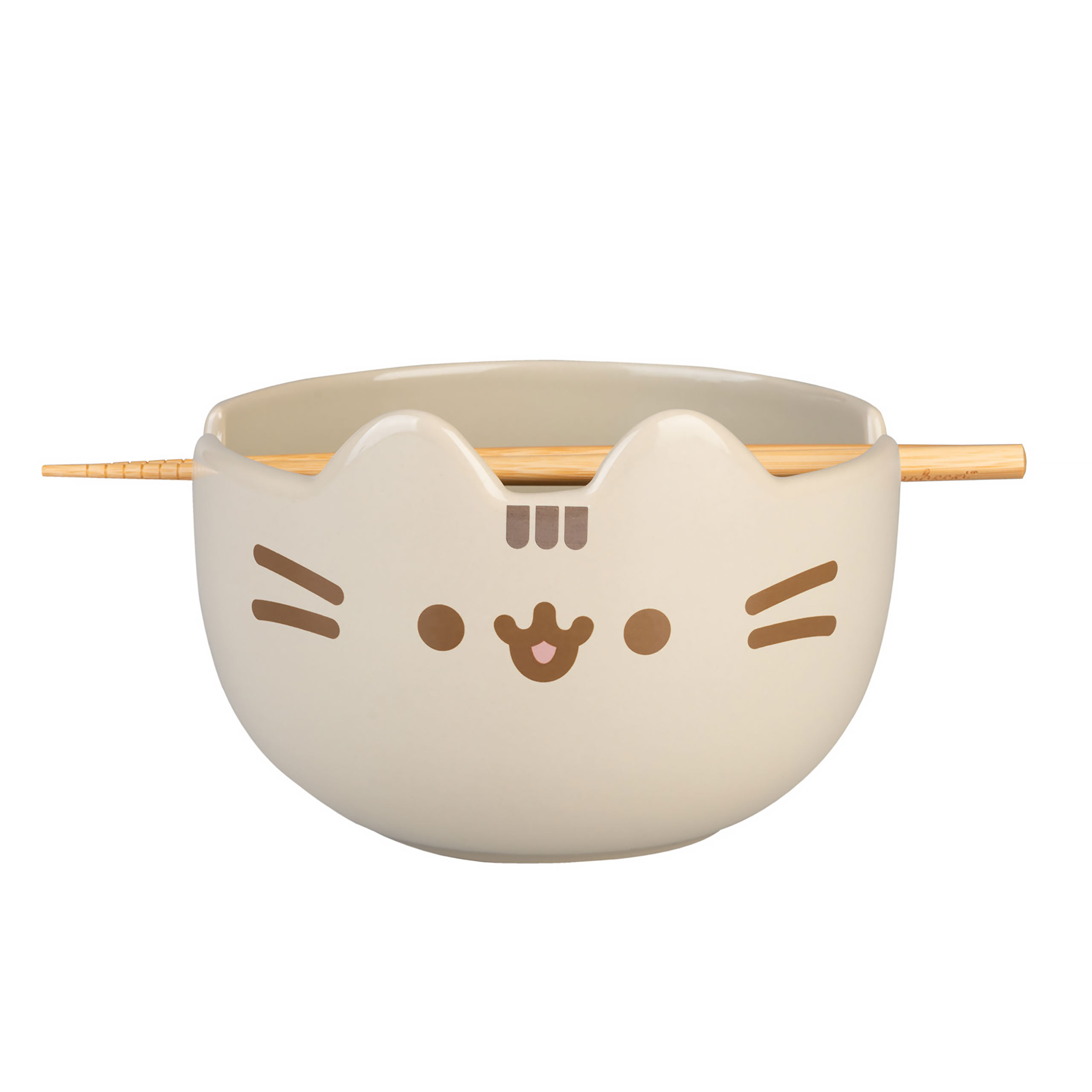 Pusheen - Cuenco para ramen con palillos