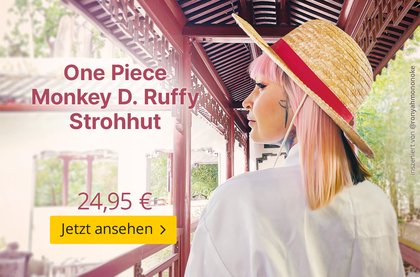One Piece - Monkey D. Ruffy Strohhut - 24,95€