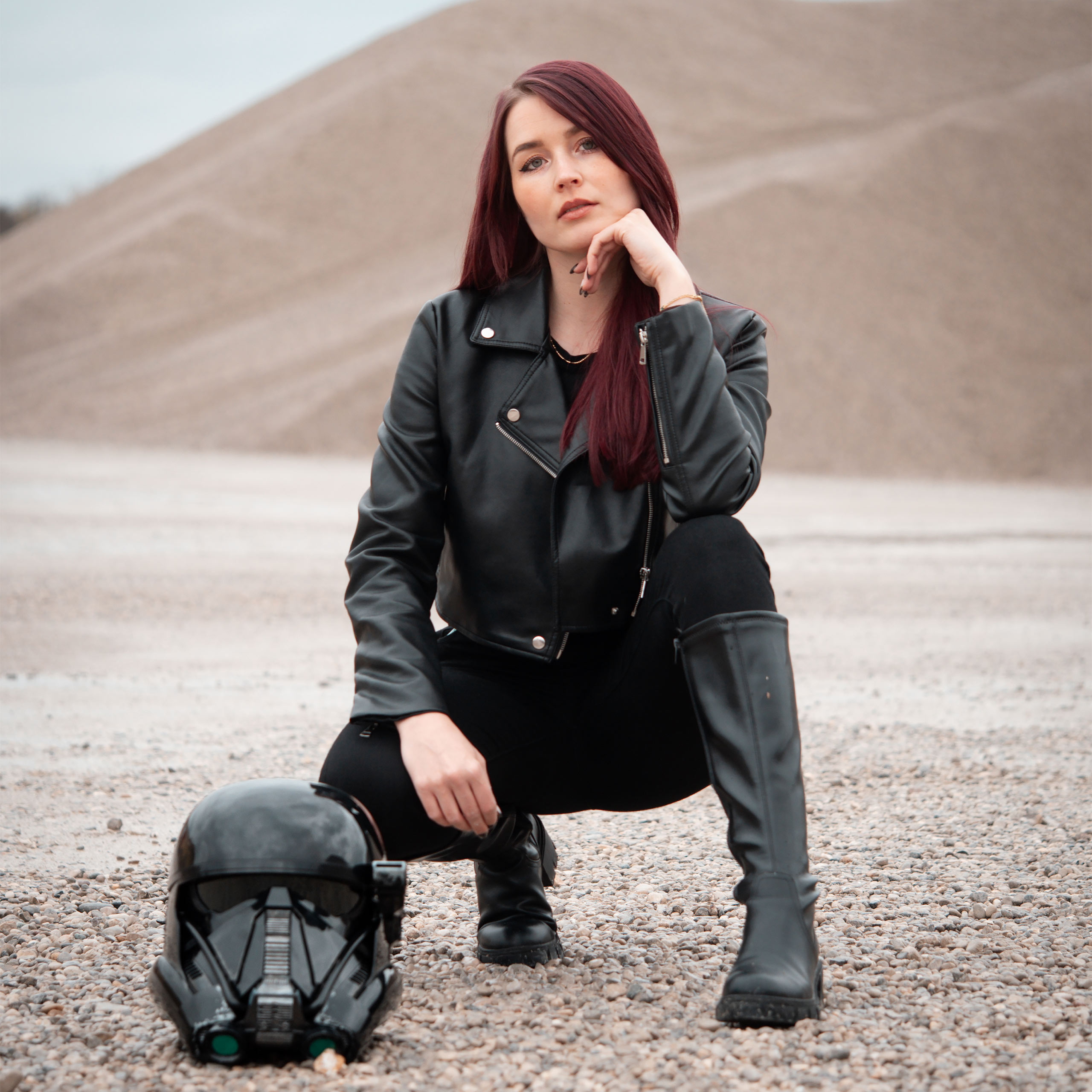 Star Wars - Imperial Death Trooper Black Series Helm Replica met Licht