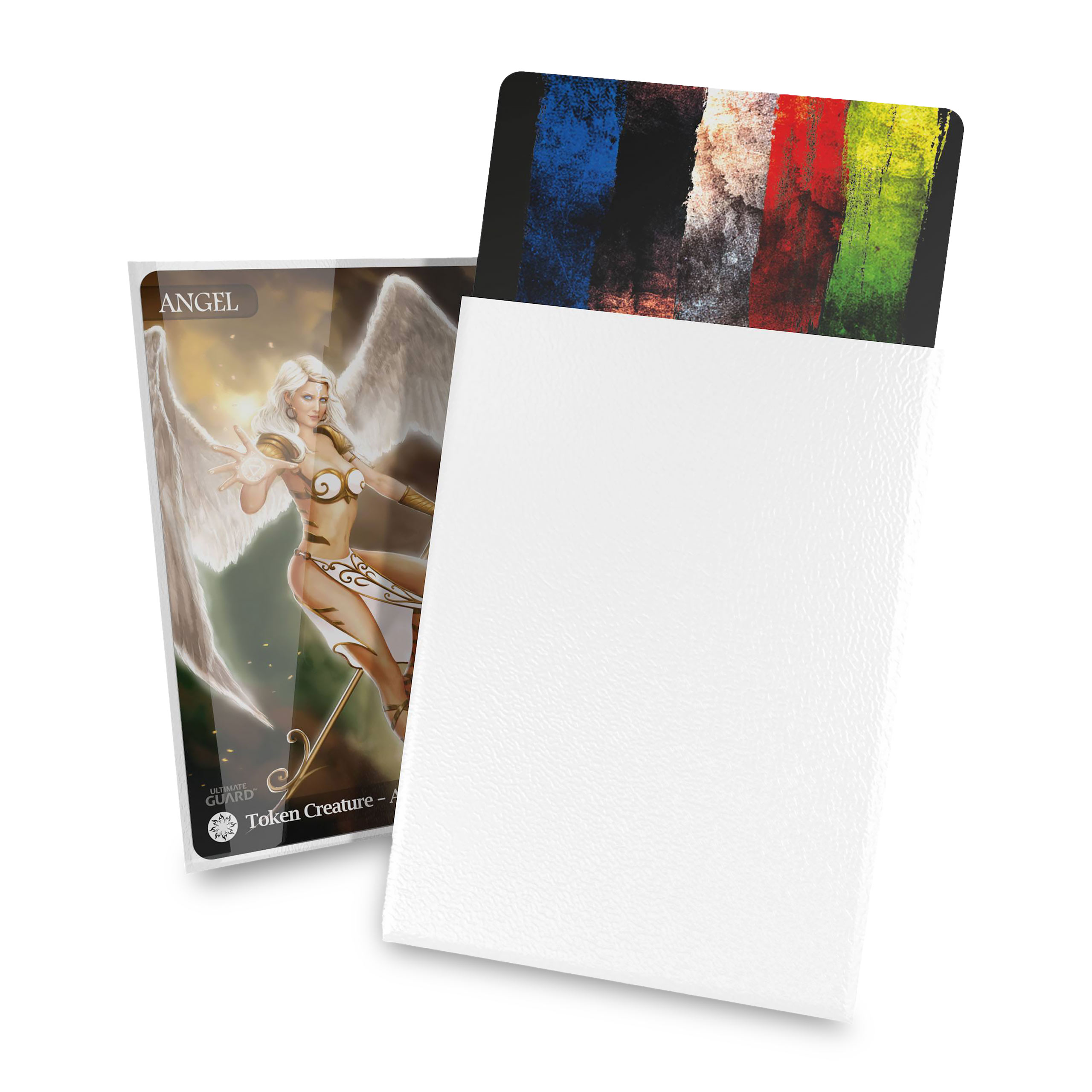 Fundas de cartas Cortex Ultimate Guard para cartas coleccionables blancas, set de 100