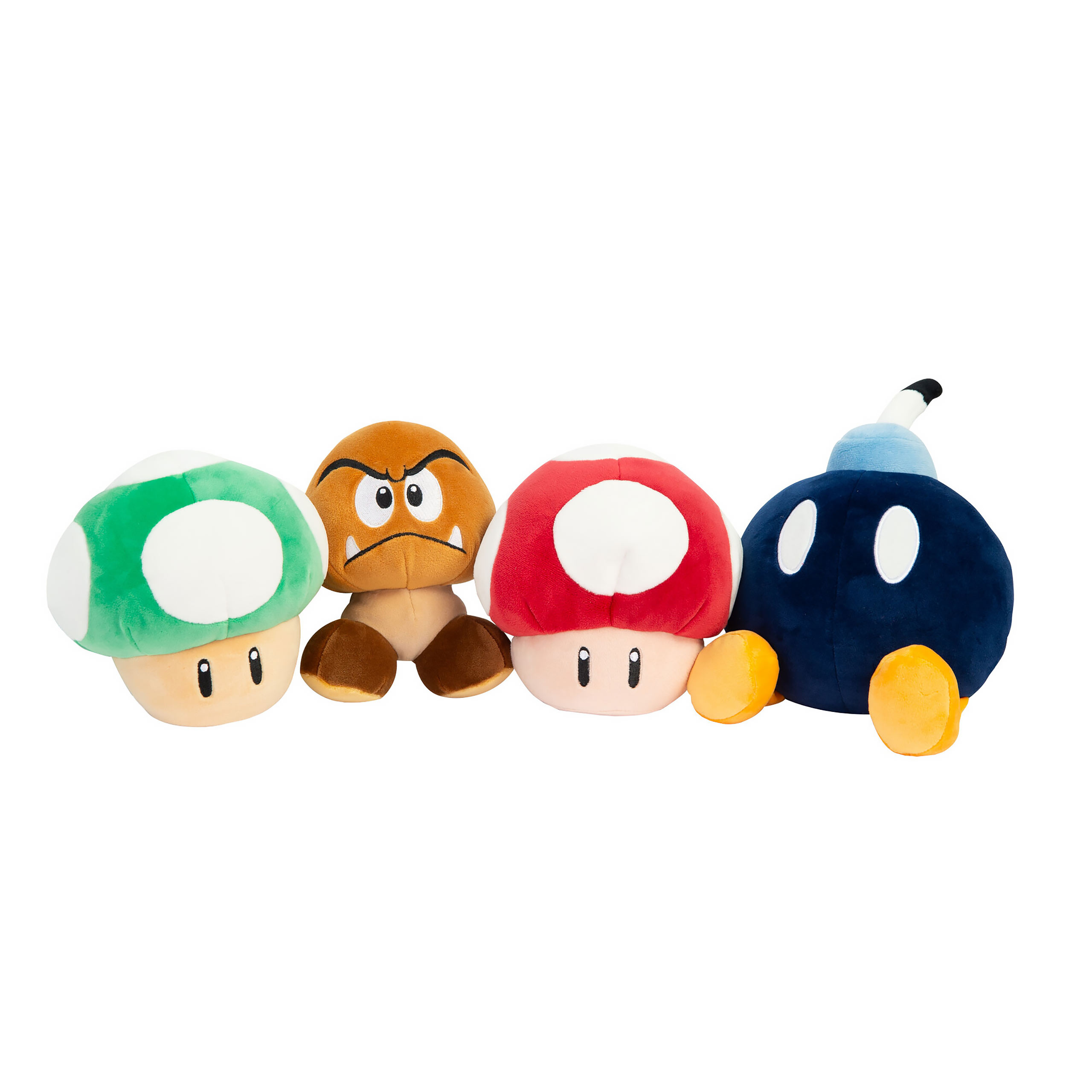 Super Mario - Goomba Mocchi-Mocchi Junior Figura de Peluche