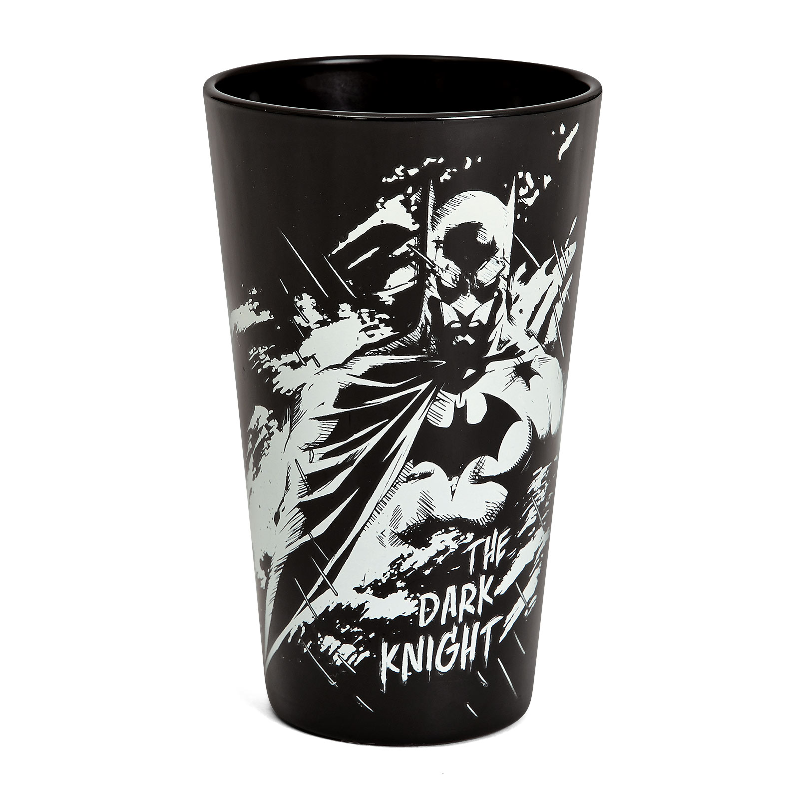 Batman & Joker glas zwart