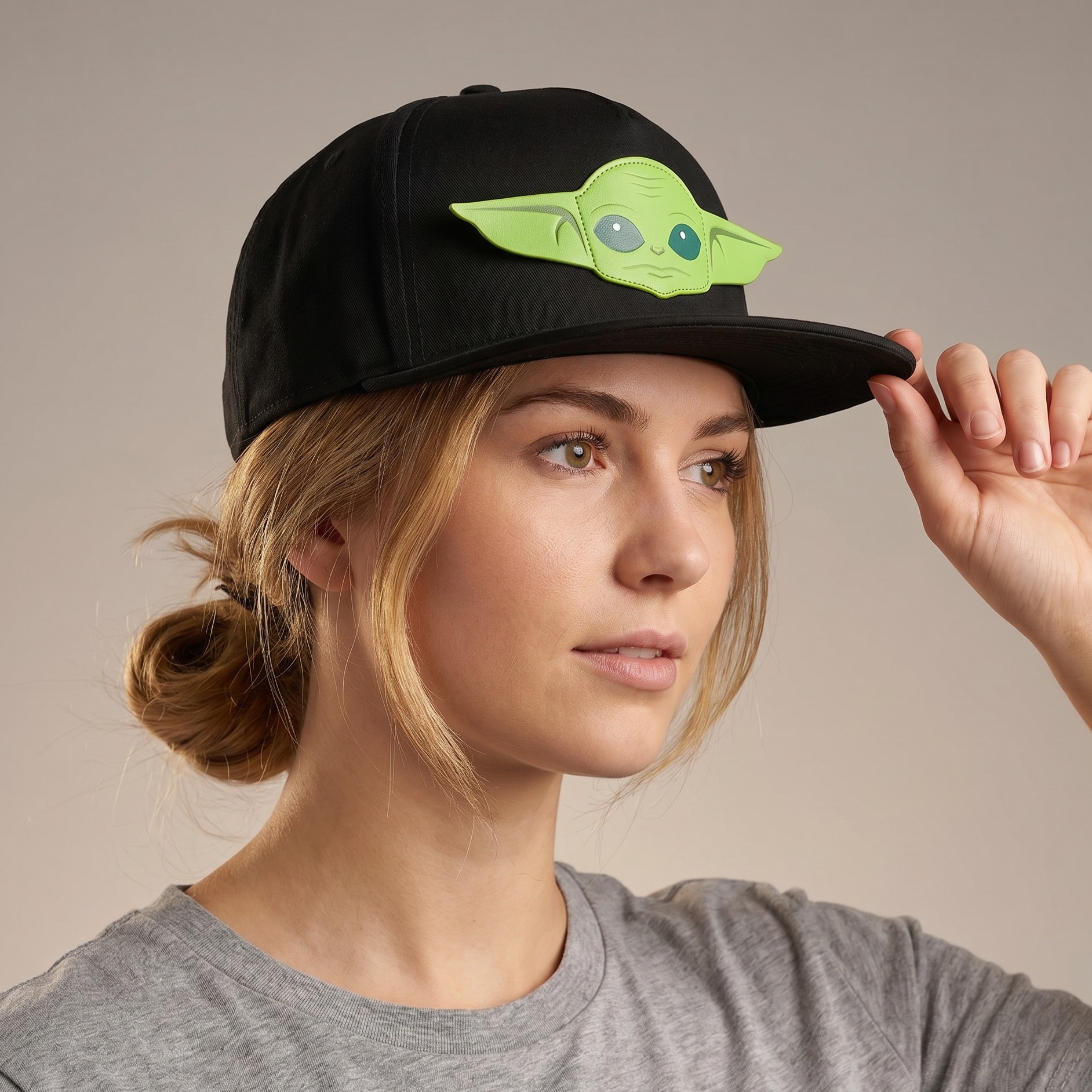 Grogu Snapback Cap zwart - Star Wars The Mandalorian