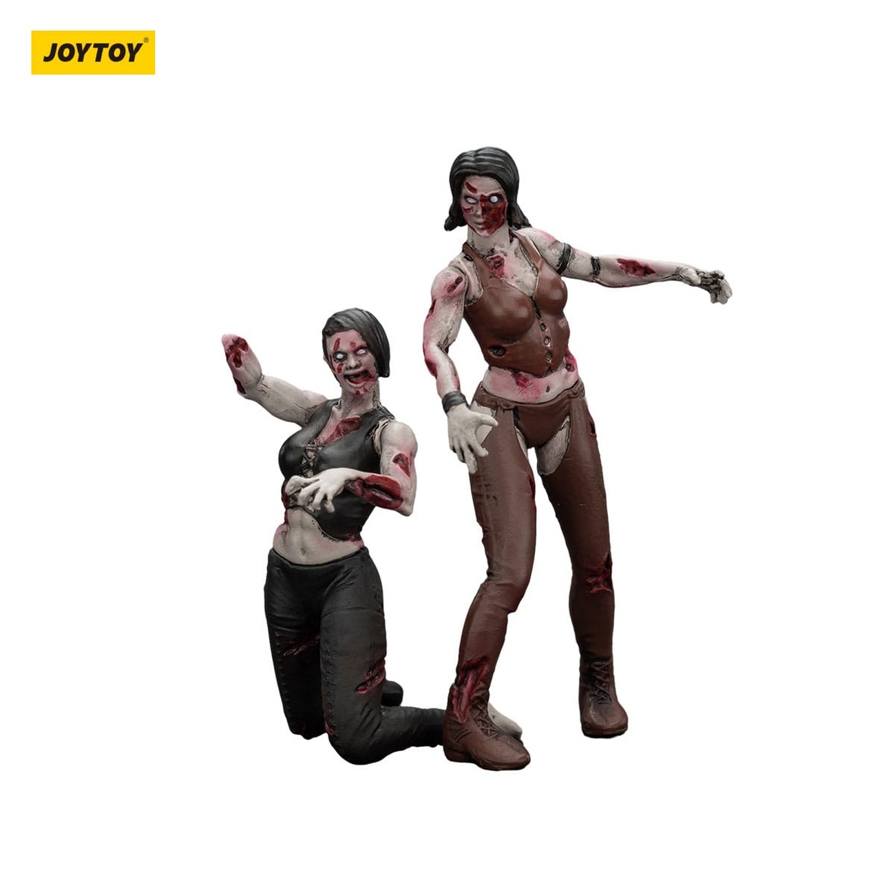 Zombie Dark Source Action Figures 2-Pack Female Wrestlers 8 cm