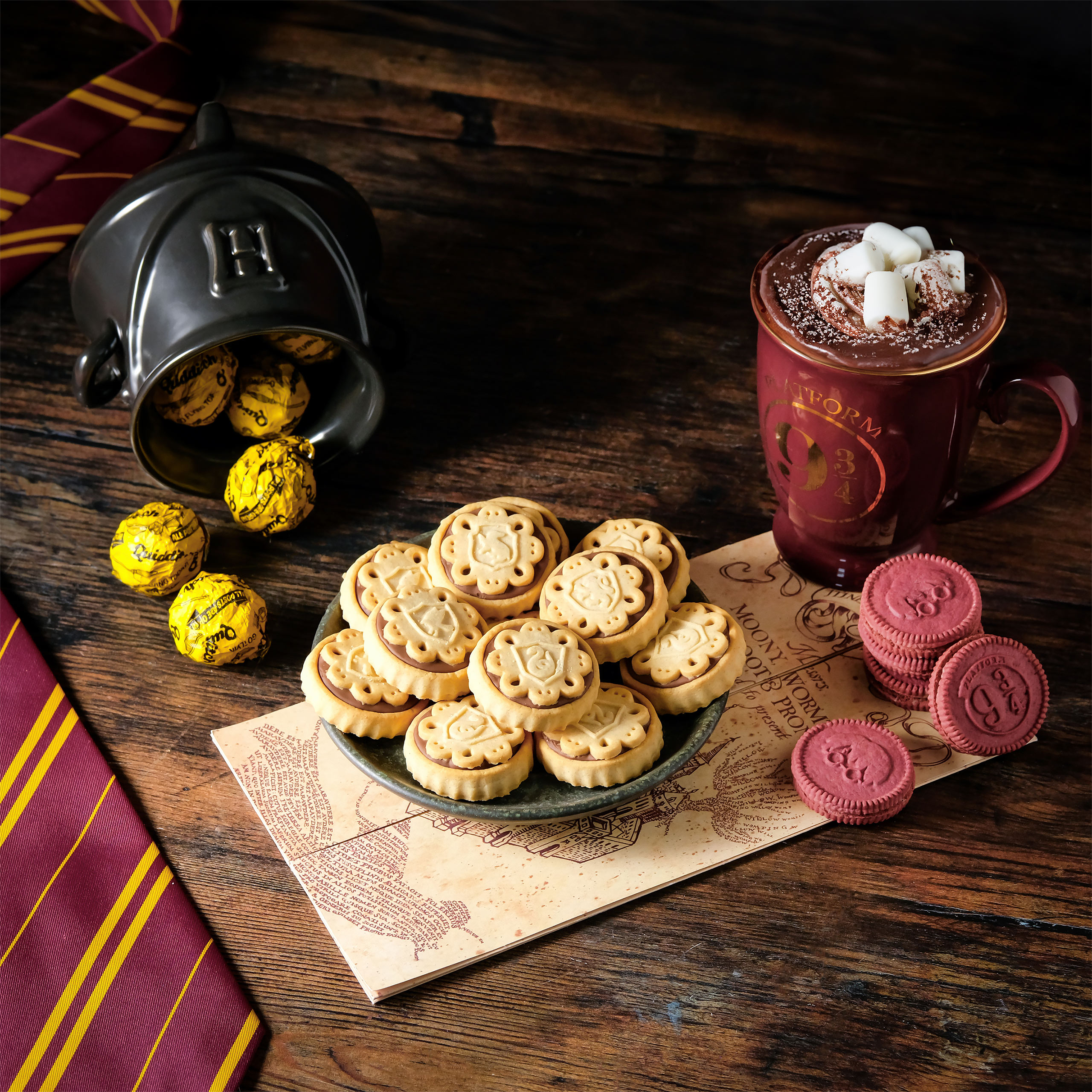 Harry Potter - Biscuits de Poudlard avec garniture à la crème vanille