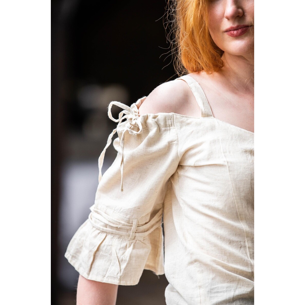 Medieval Strap Blouse Prina beige