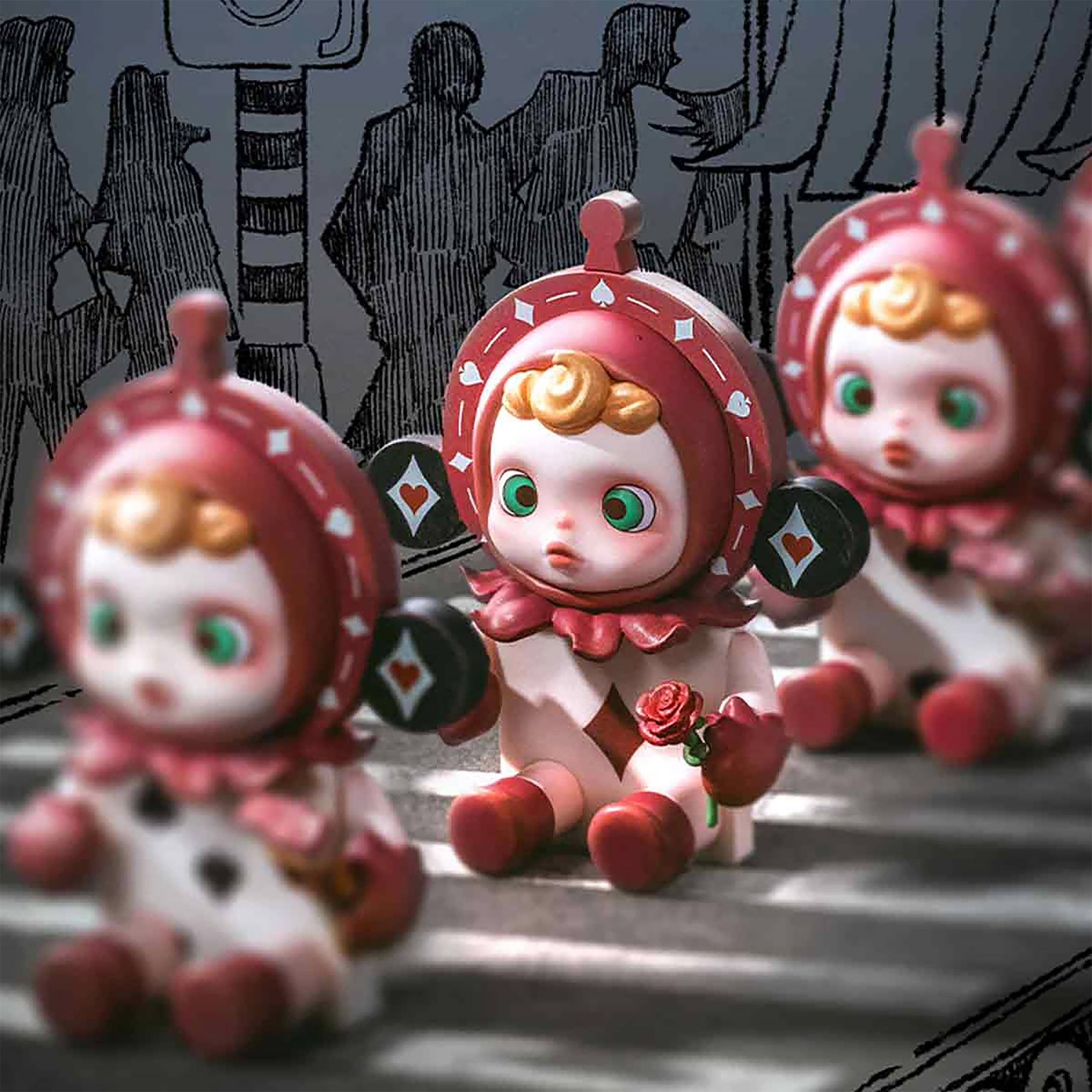 Skullpanda – figurka niespodzianka Pop Mart Everyday Wonderland