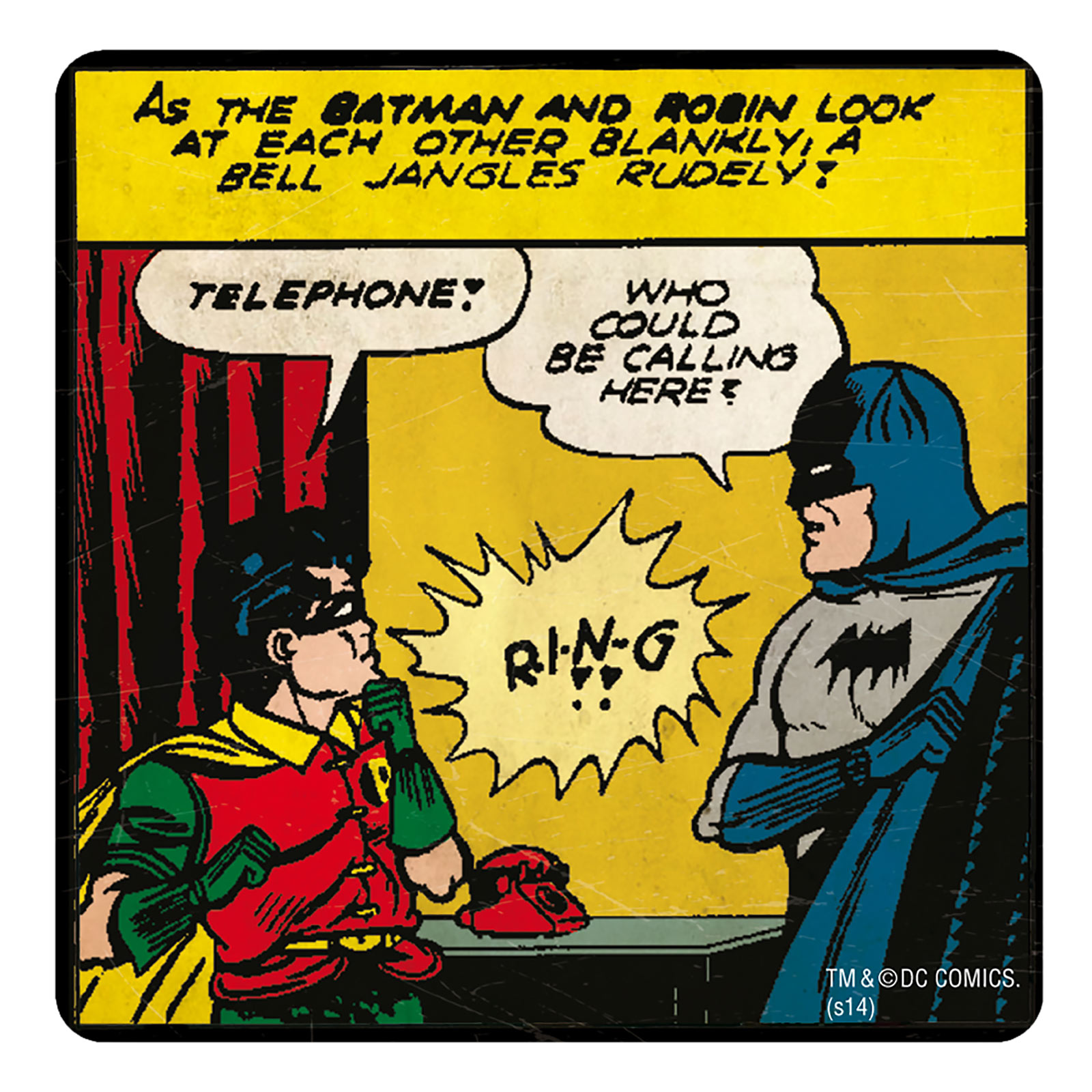 Batman - Comic Untersetzer 6er Set